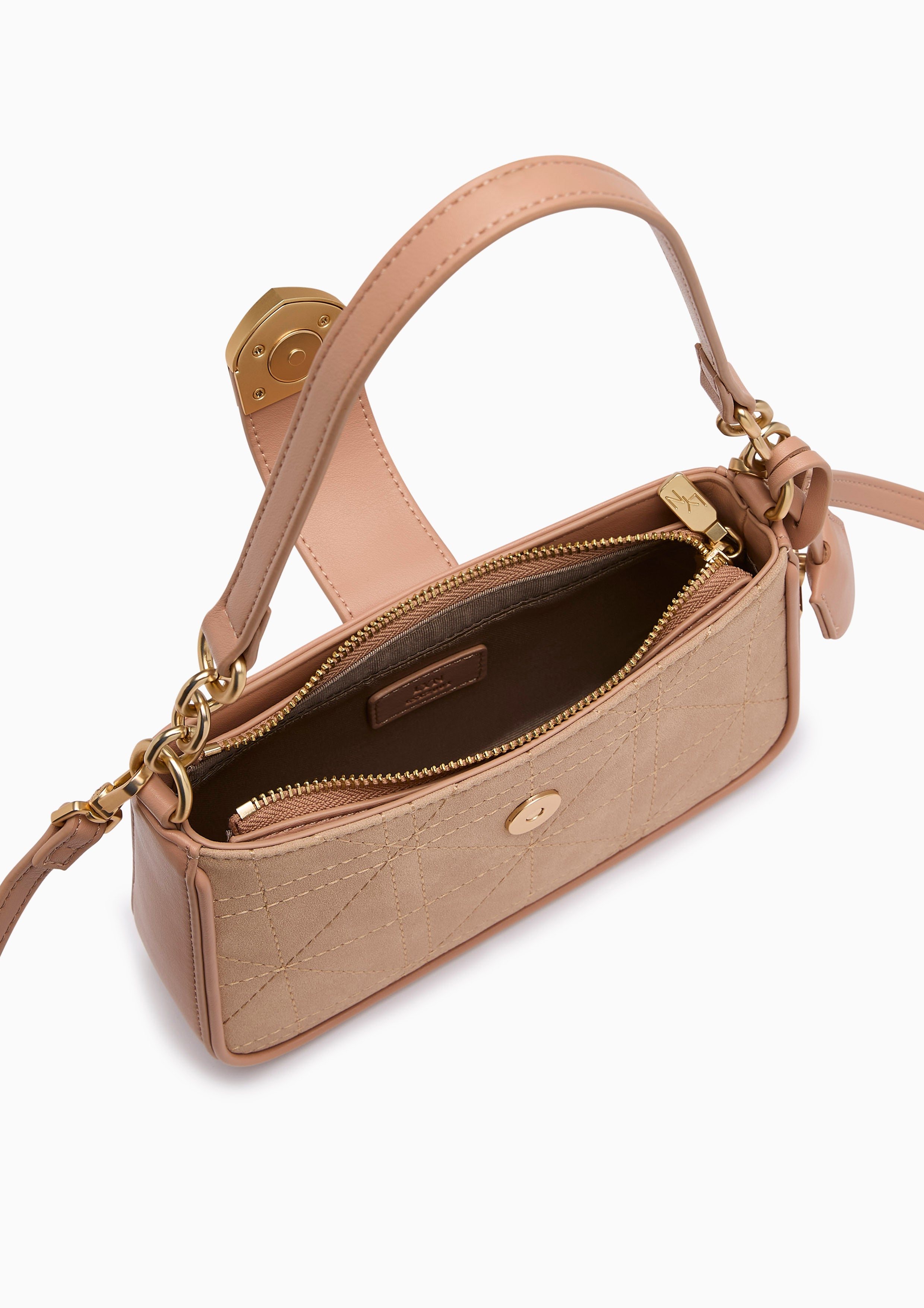Athella Grid S Shoulder Bag Pink
