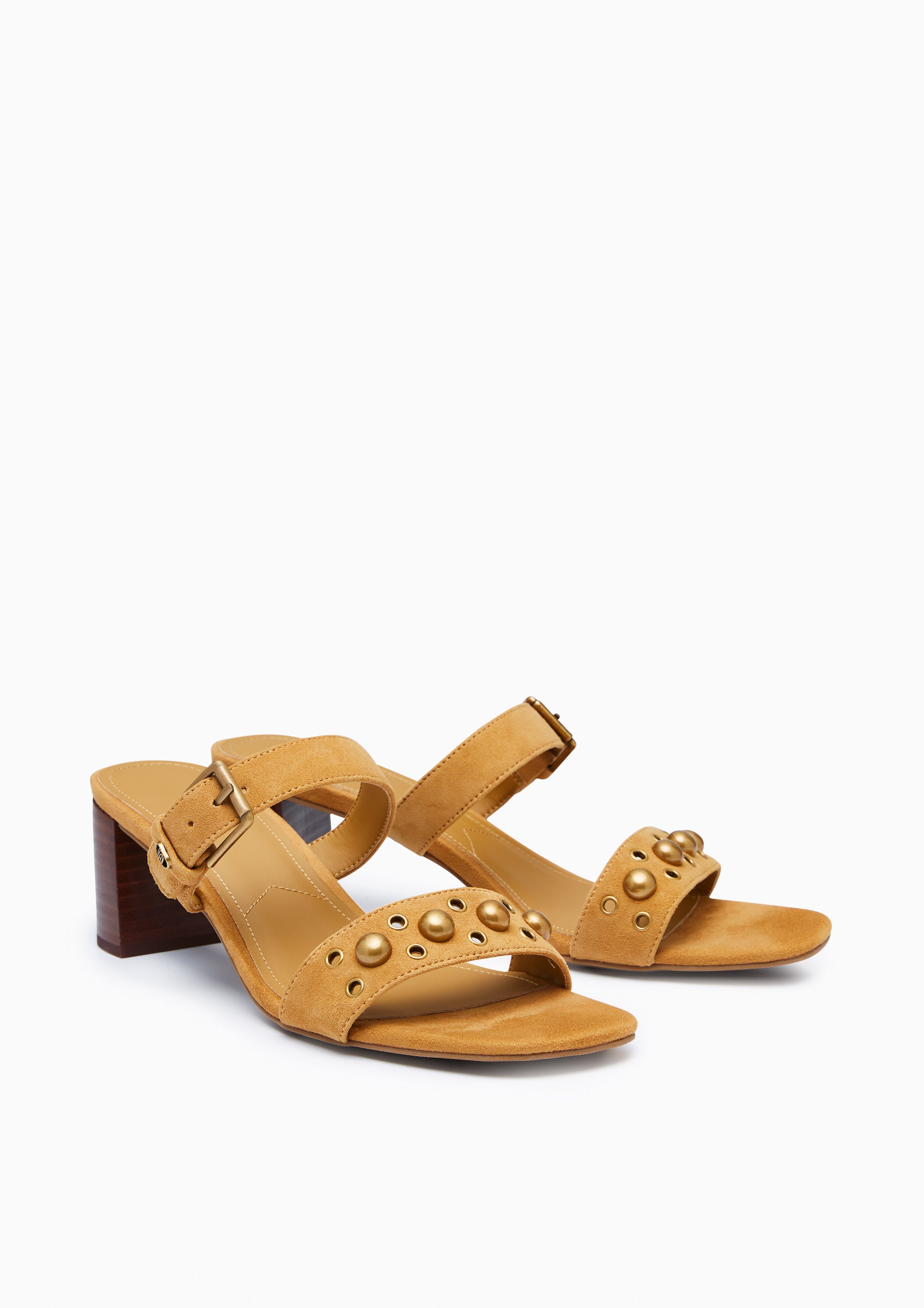 Laraya Infinite Heel Sandal Dark Brown