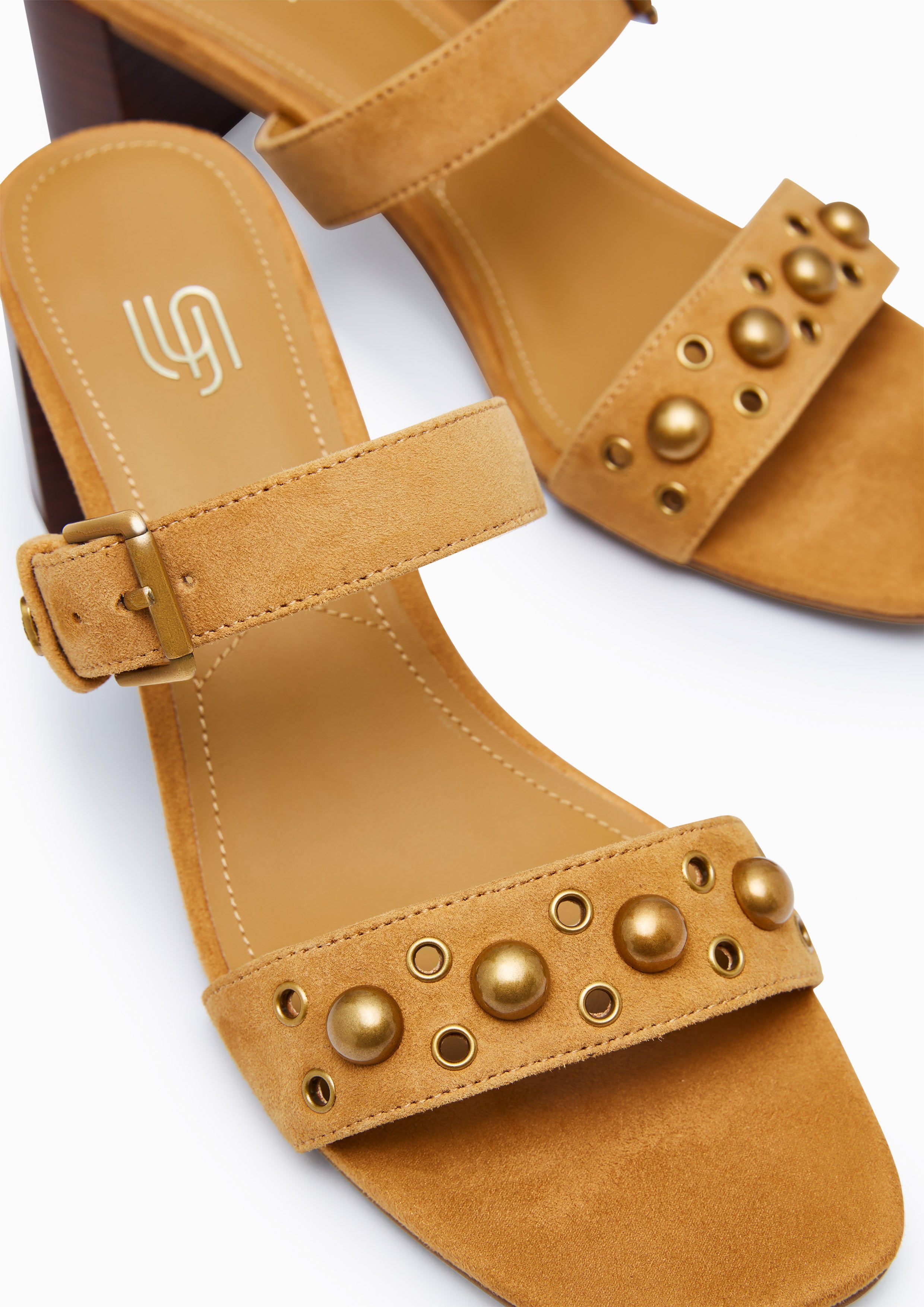 Laraya Infinite Heel Sandal Dark Brown