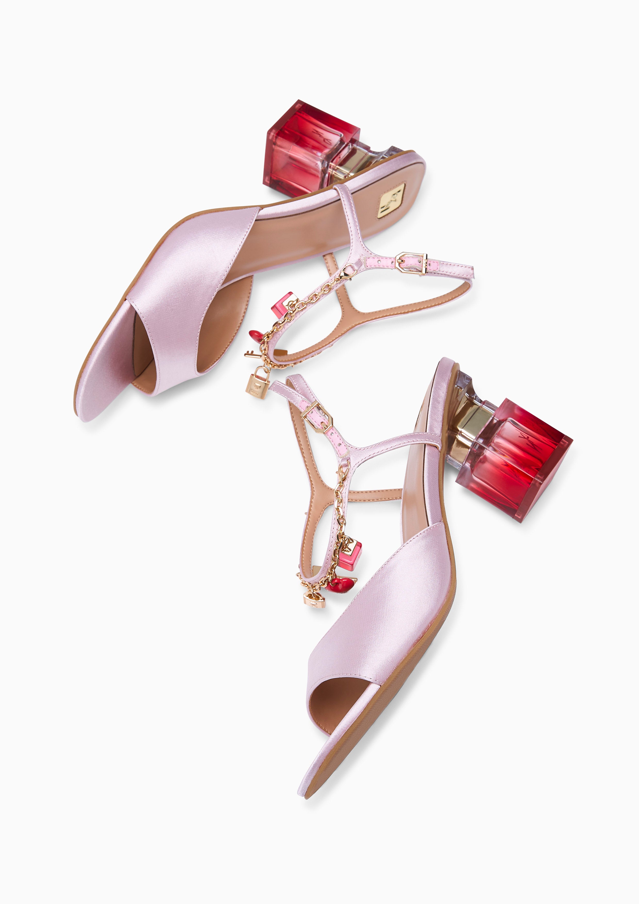 Talya Slingback Heels Light Pink