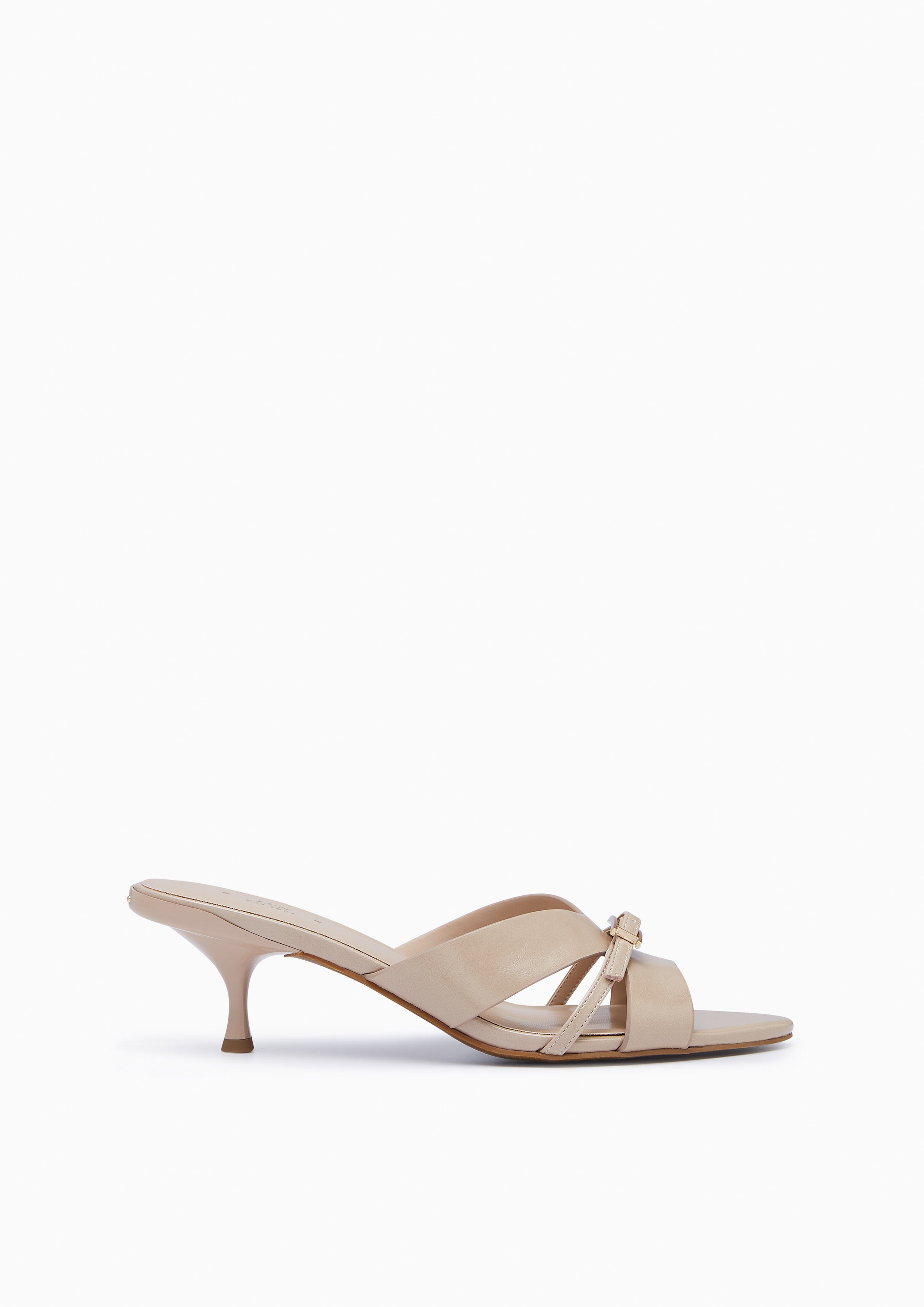 Lisbua Low Heel Sandal Beige