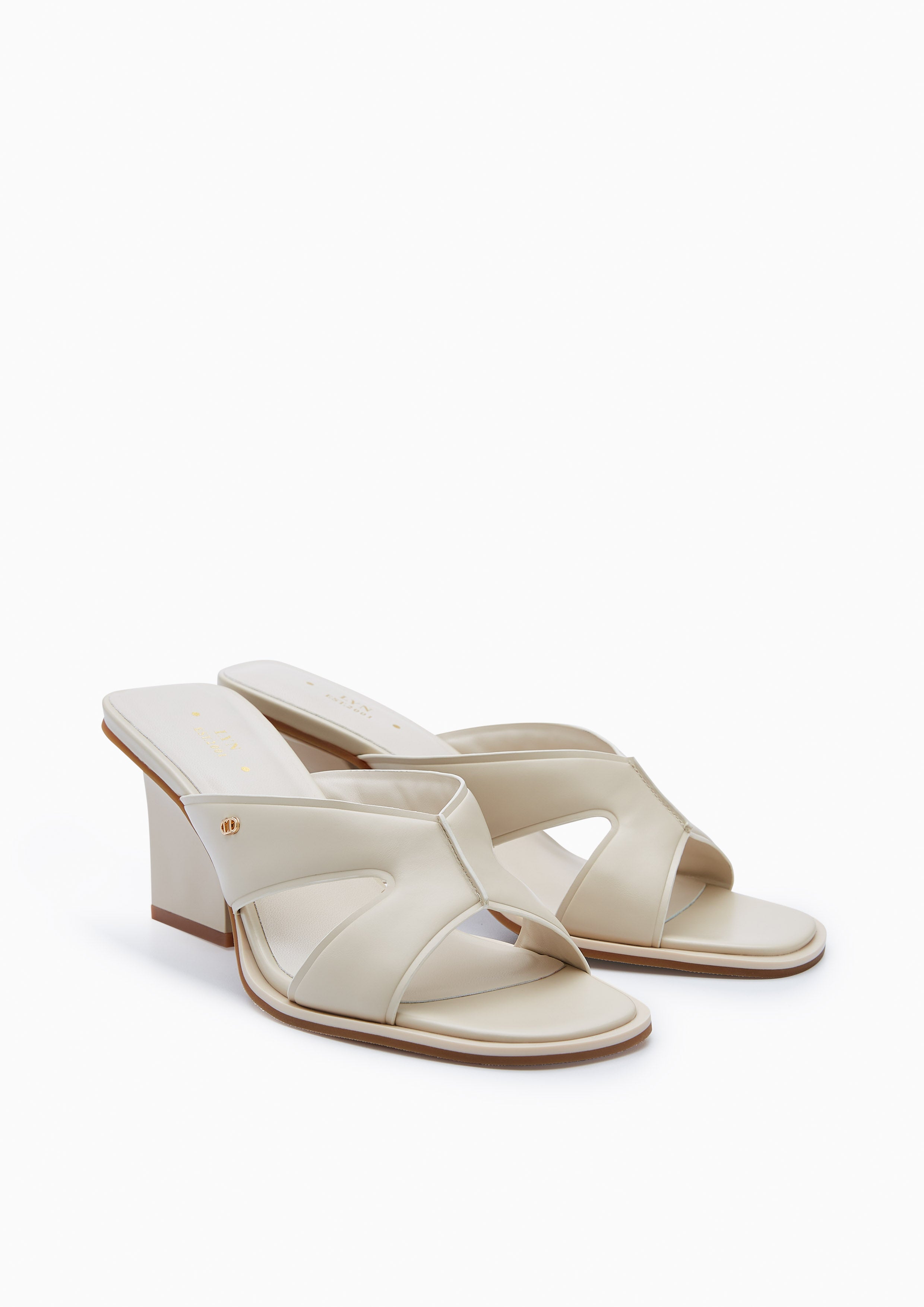 Mackenzie Heel Sandal Ivory