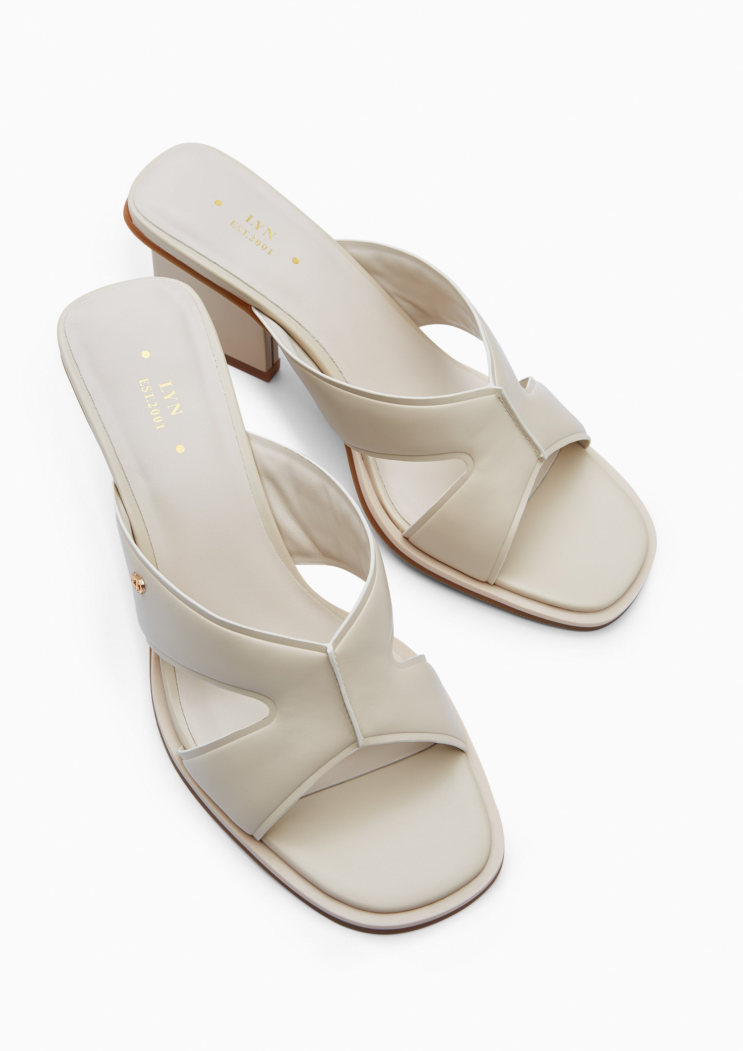 Mackenzie Heel Sandal Ivory