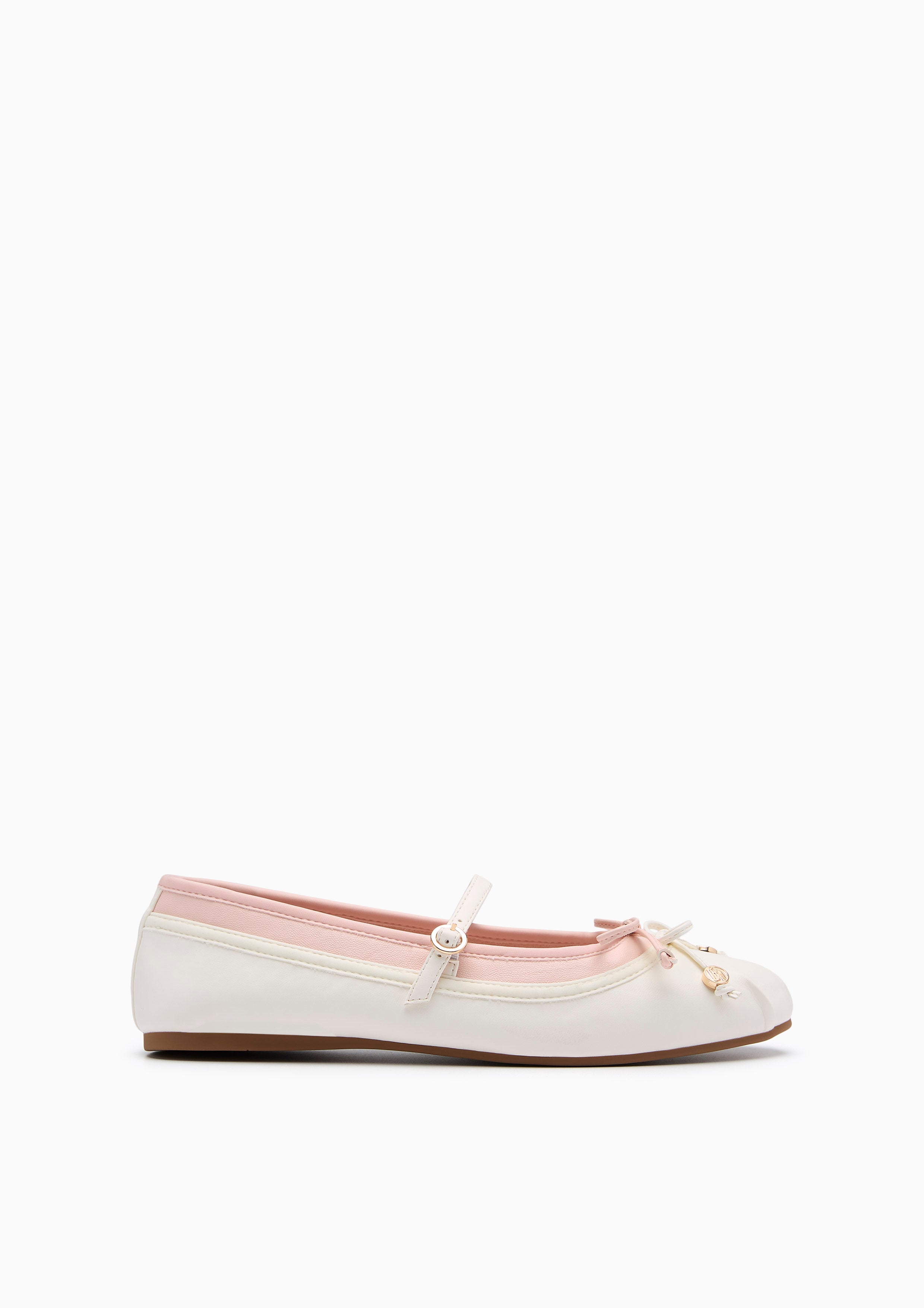 Good Luck Infinite Flat Ballerina Ivory