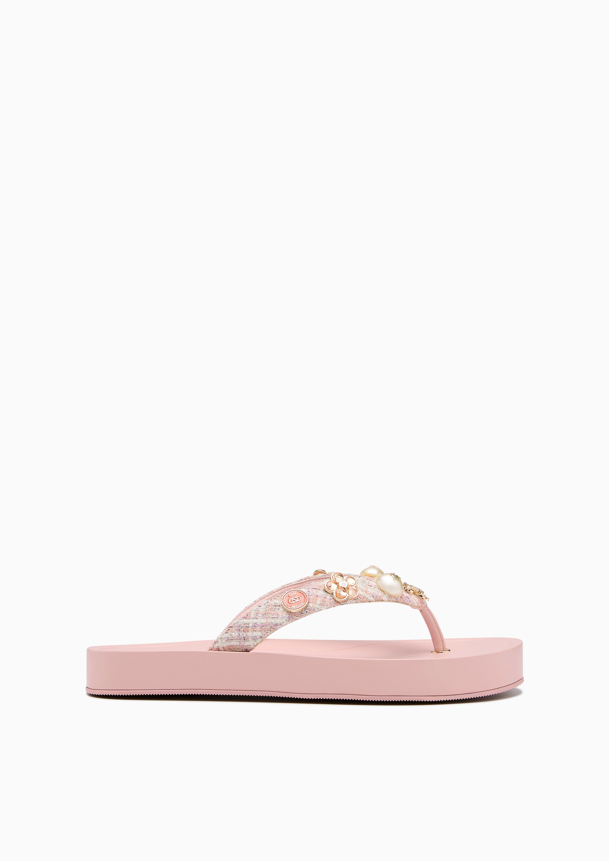 Calista Thong Flat Sandal Pink