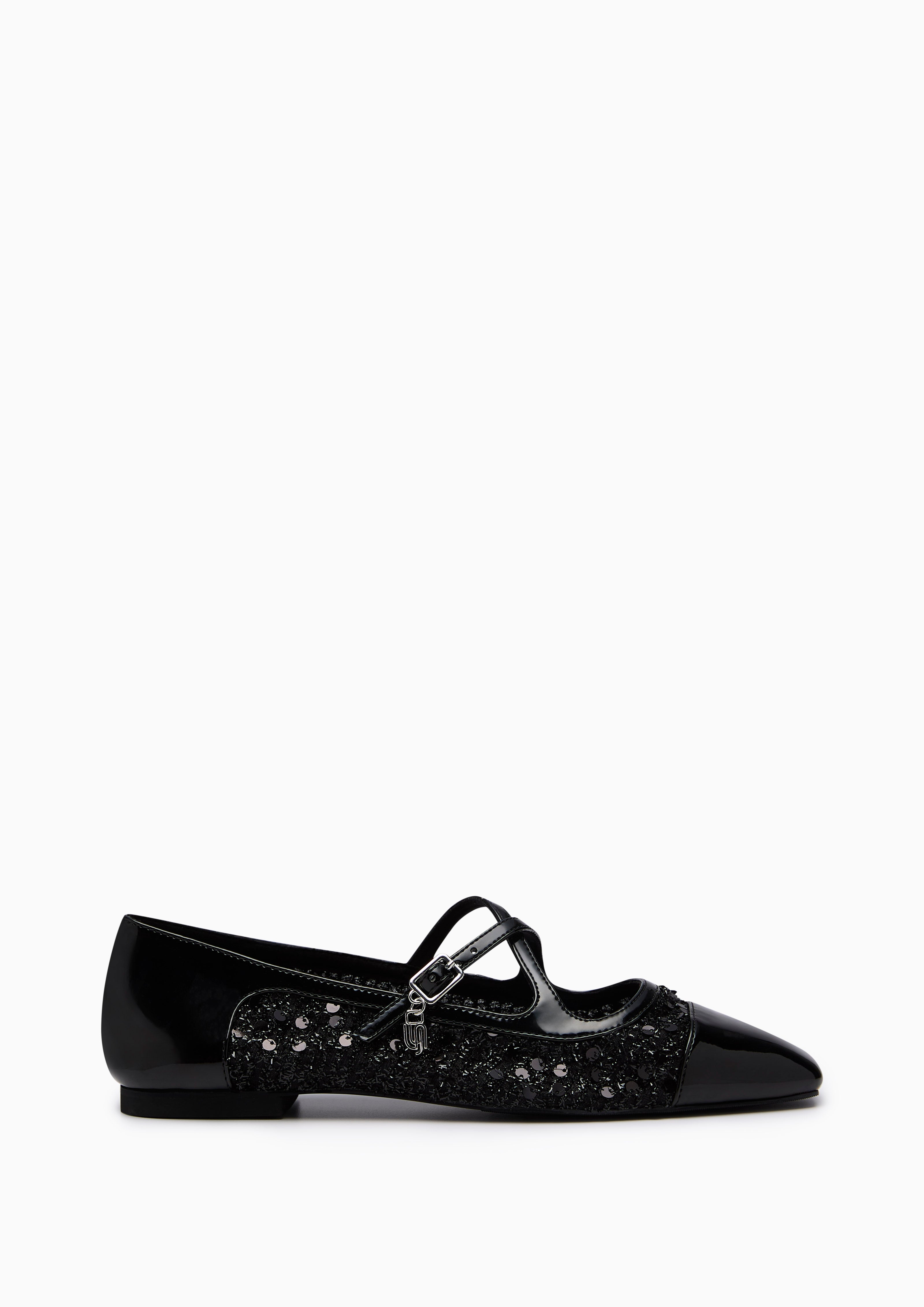 Romilly Infinite Flat Ballerina Black
