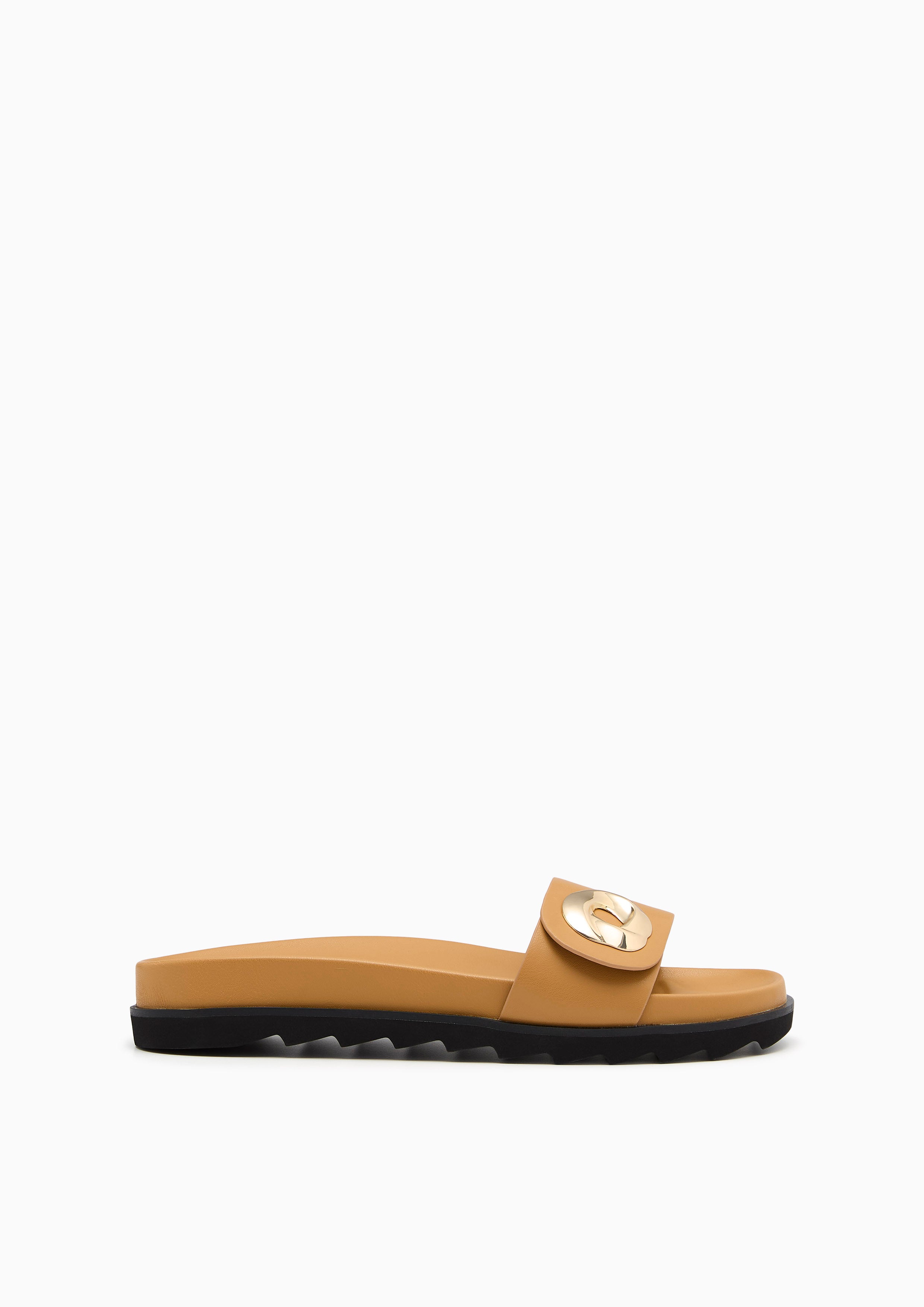 Lay Flat Sandal Brown
