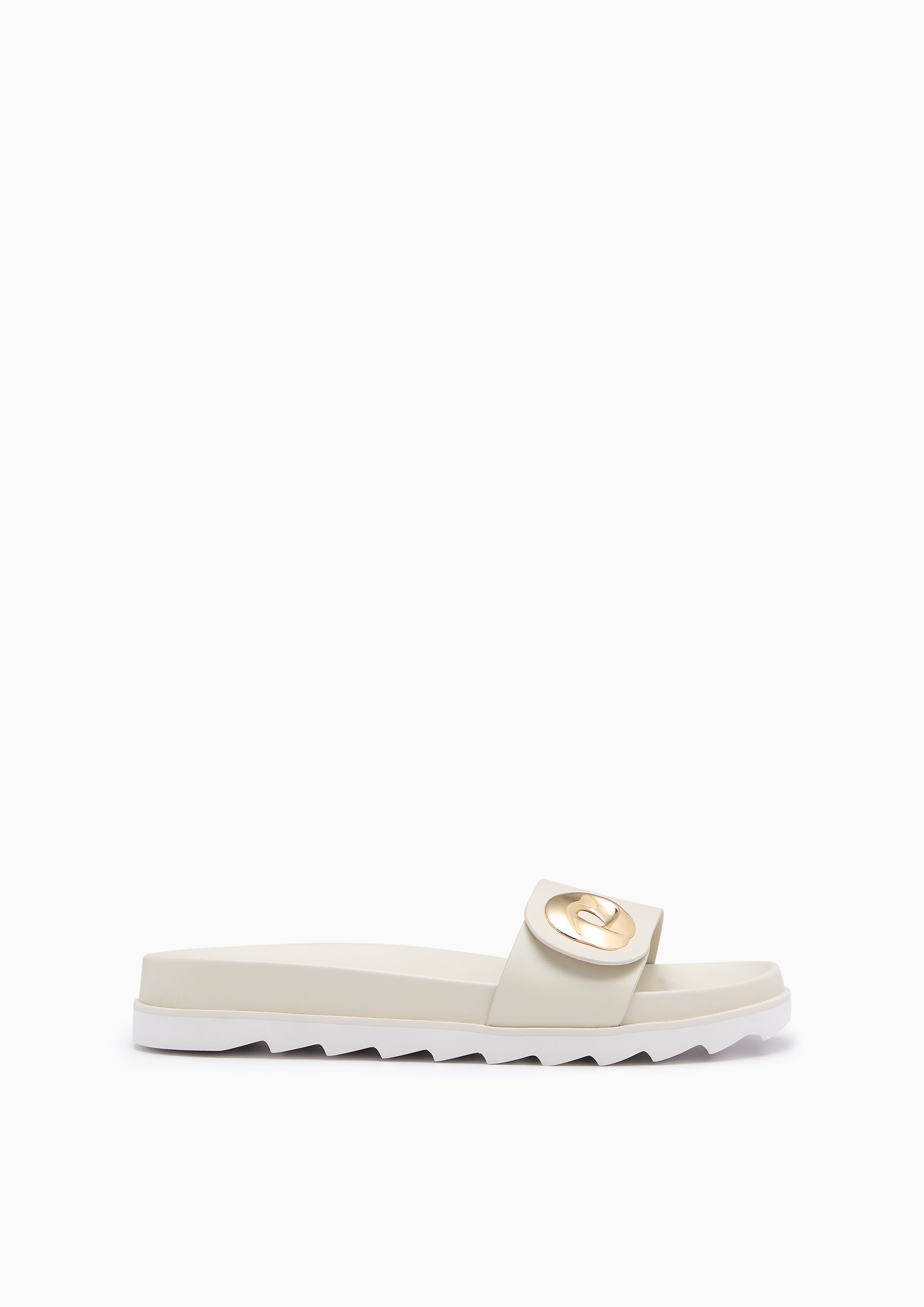 Lay Flat Sandal Off-White