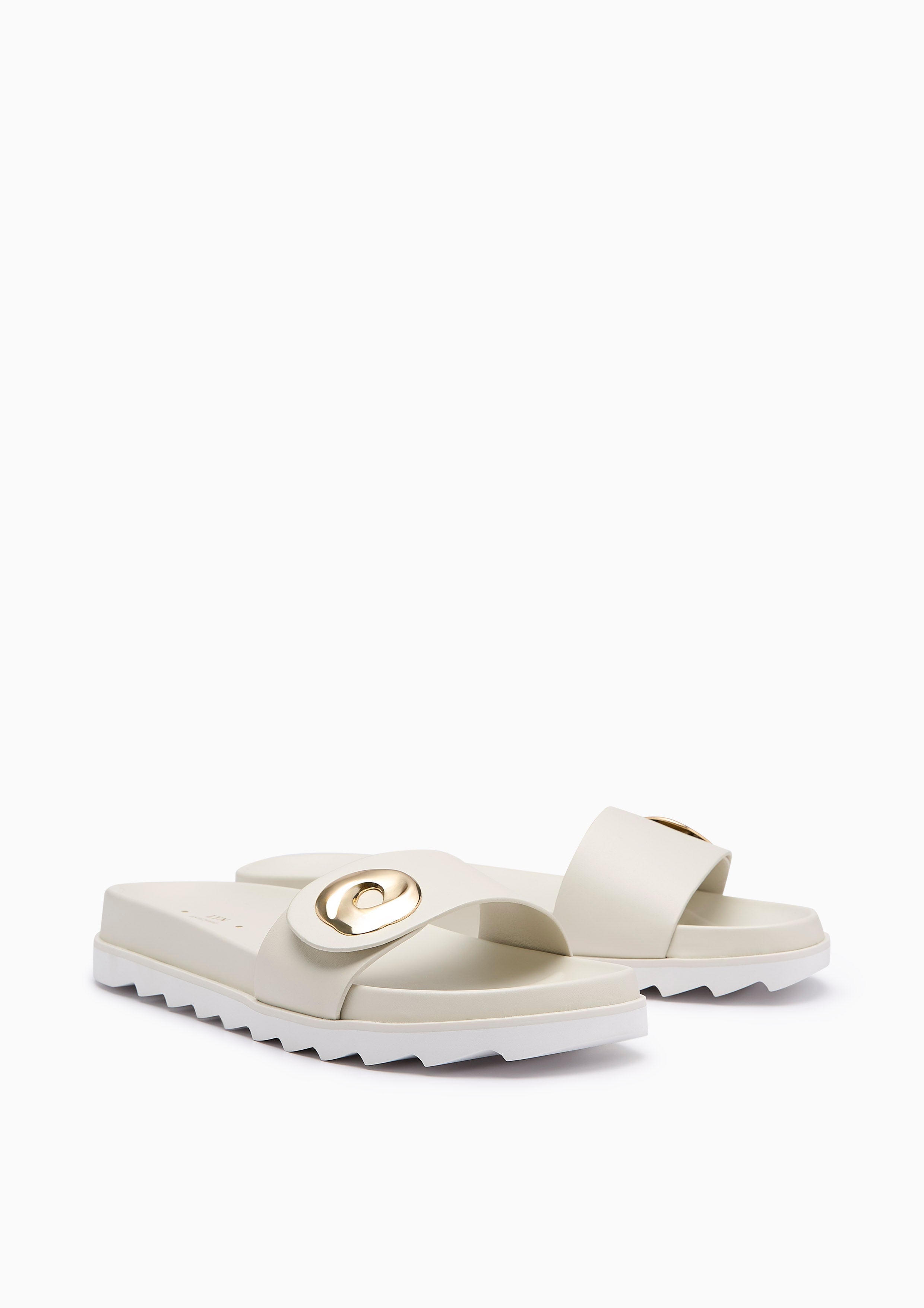 Lay Flat Sandal Off-White