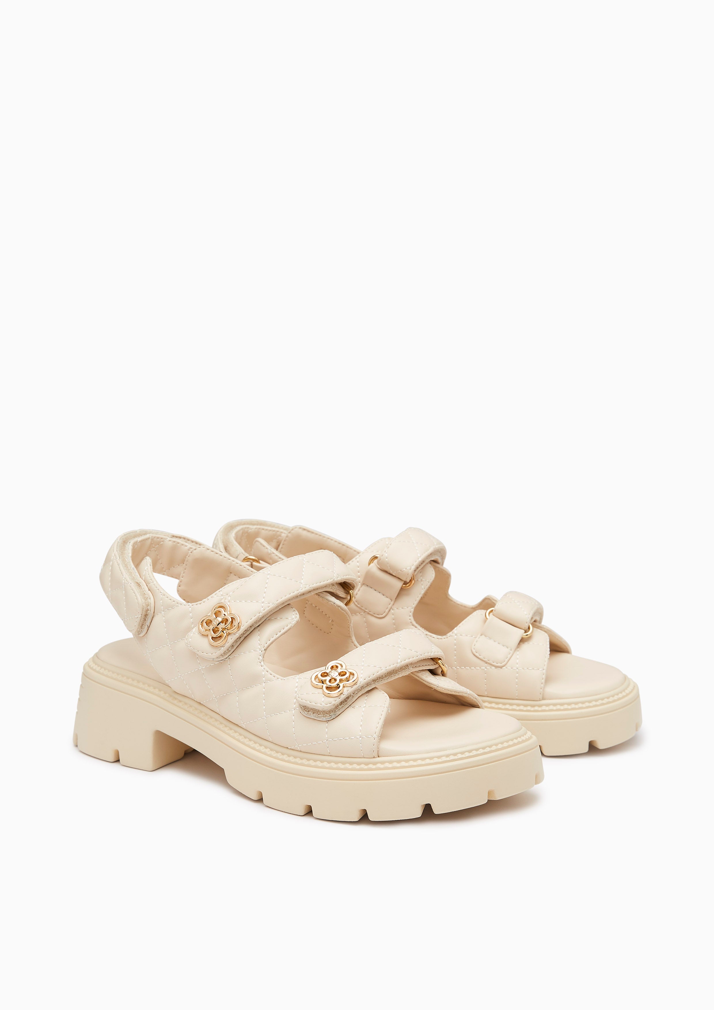 Lexi Slingback Platform Sandas Ivory