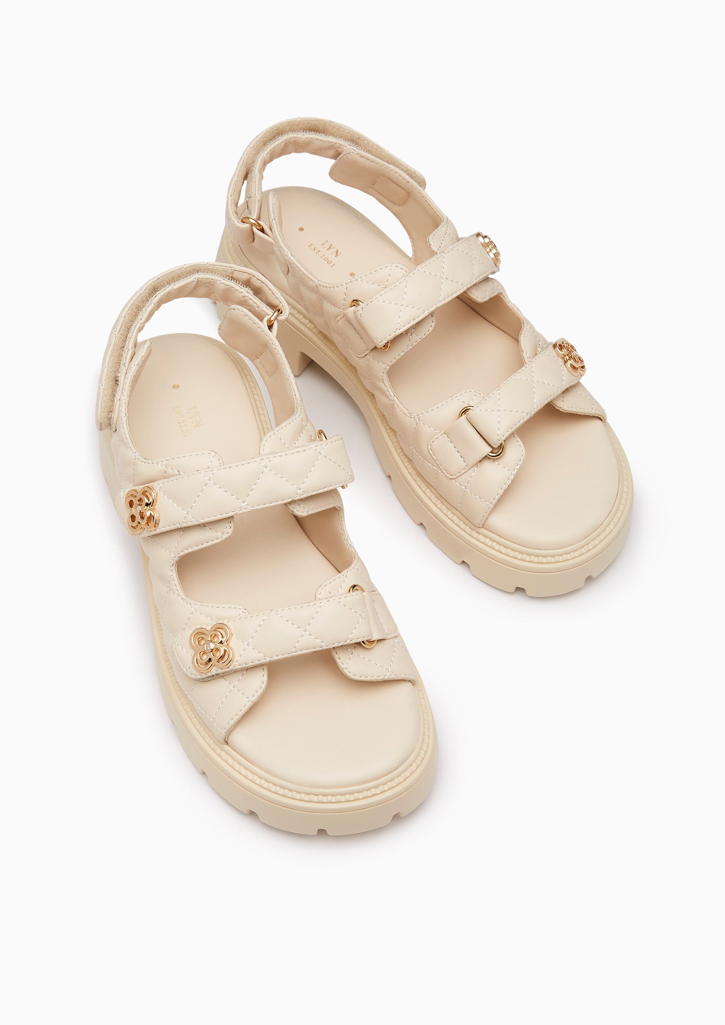 Lexi Slingback Platform Sandas Ivory
