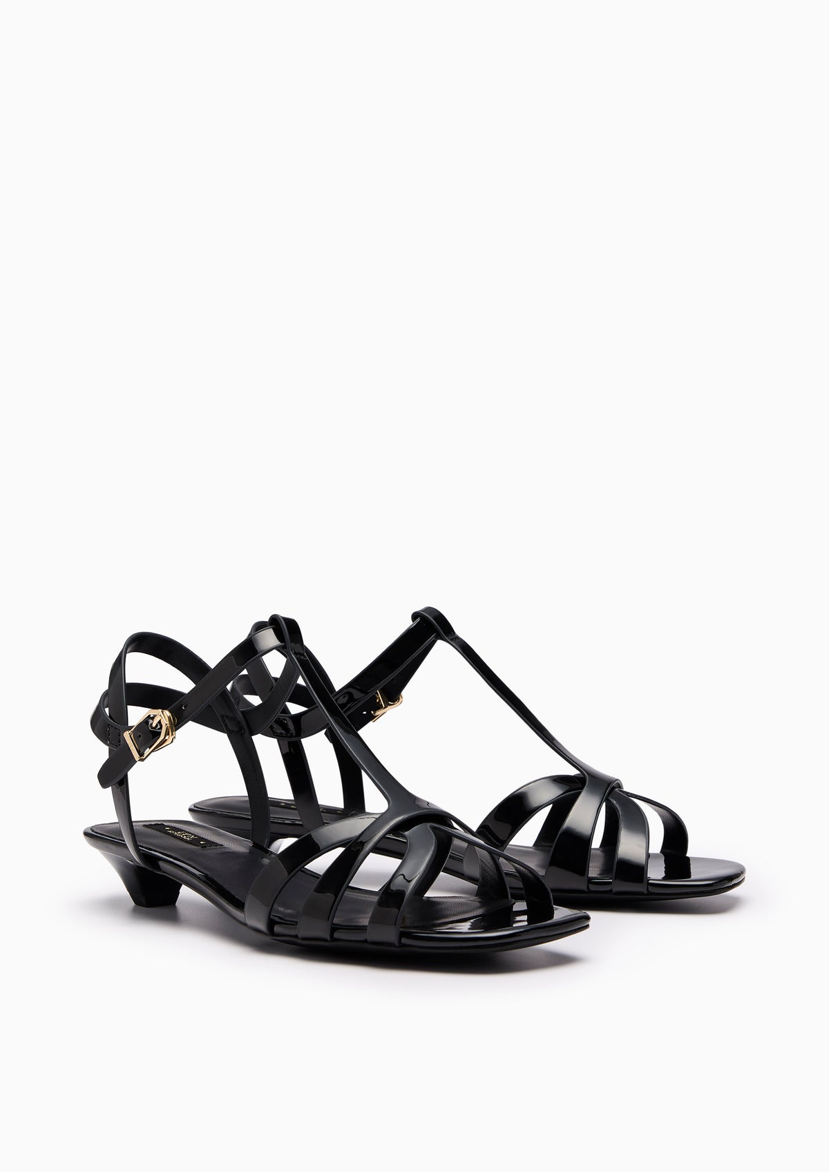 Sabella Low Heel Sandals Black