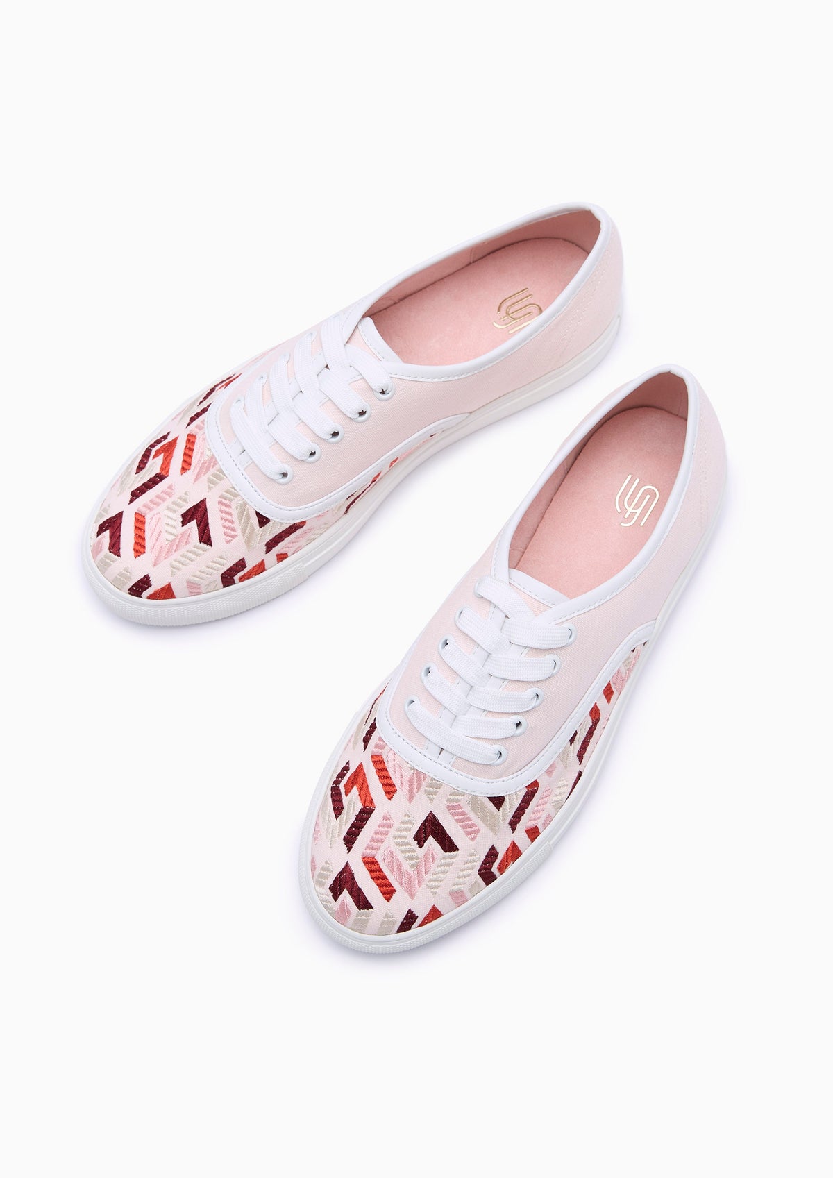 Vanna Infinite Lace-Up Sneaker Light Pink
