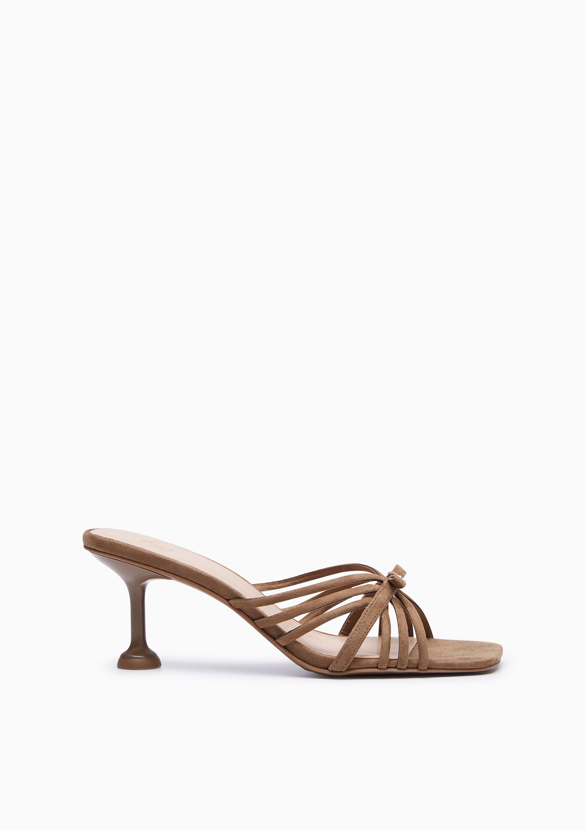 Caro Heel Sandal Beige
