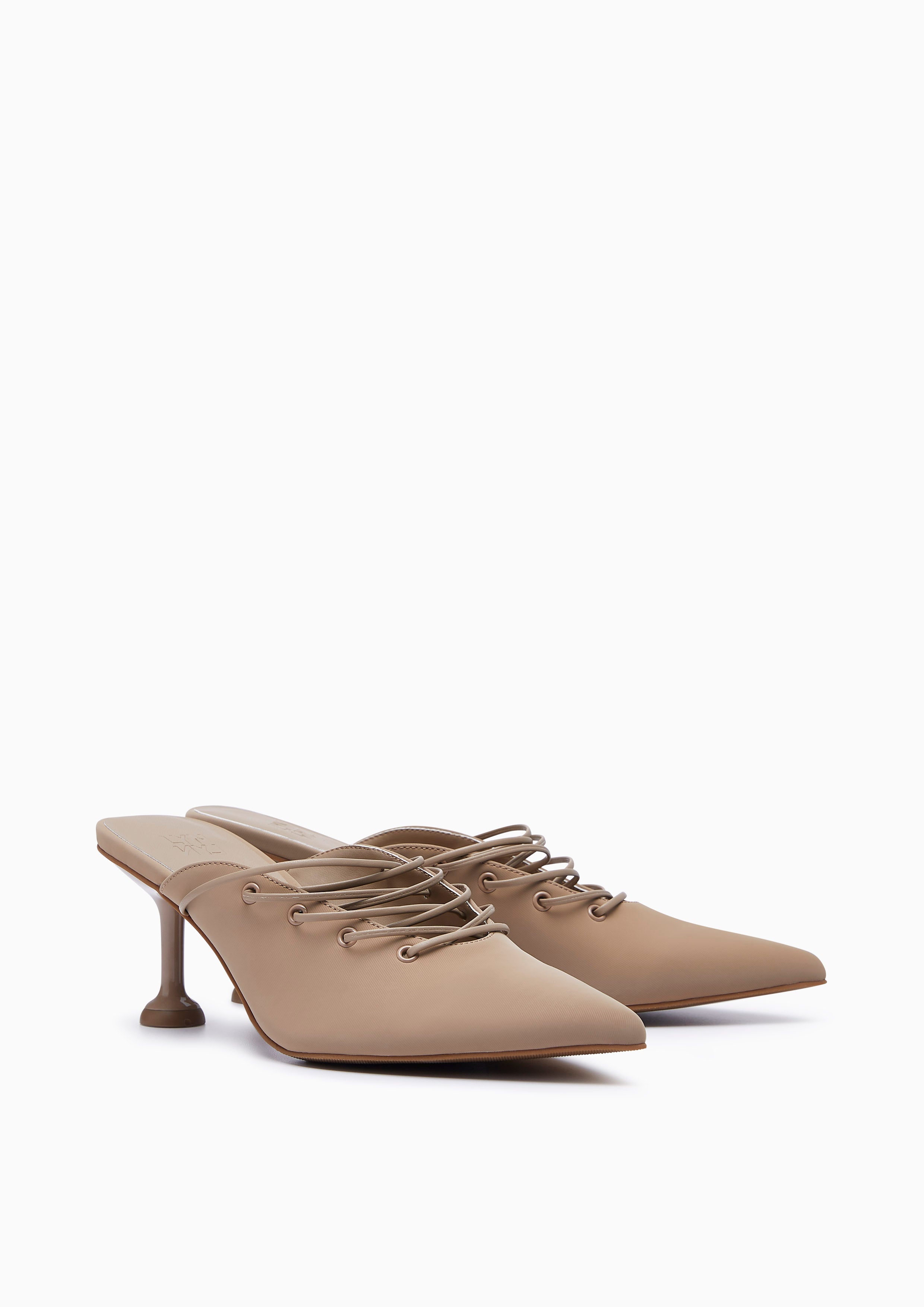 Caila Heel Sandal Brown