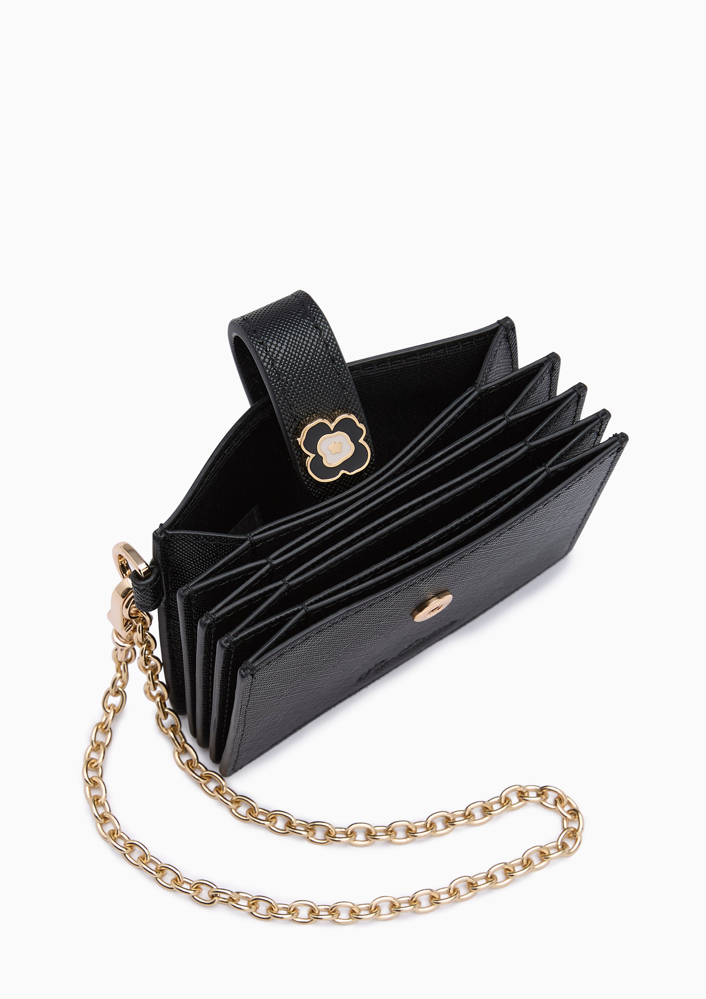 Poppy Card Holder Woc Black