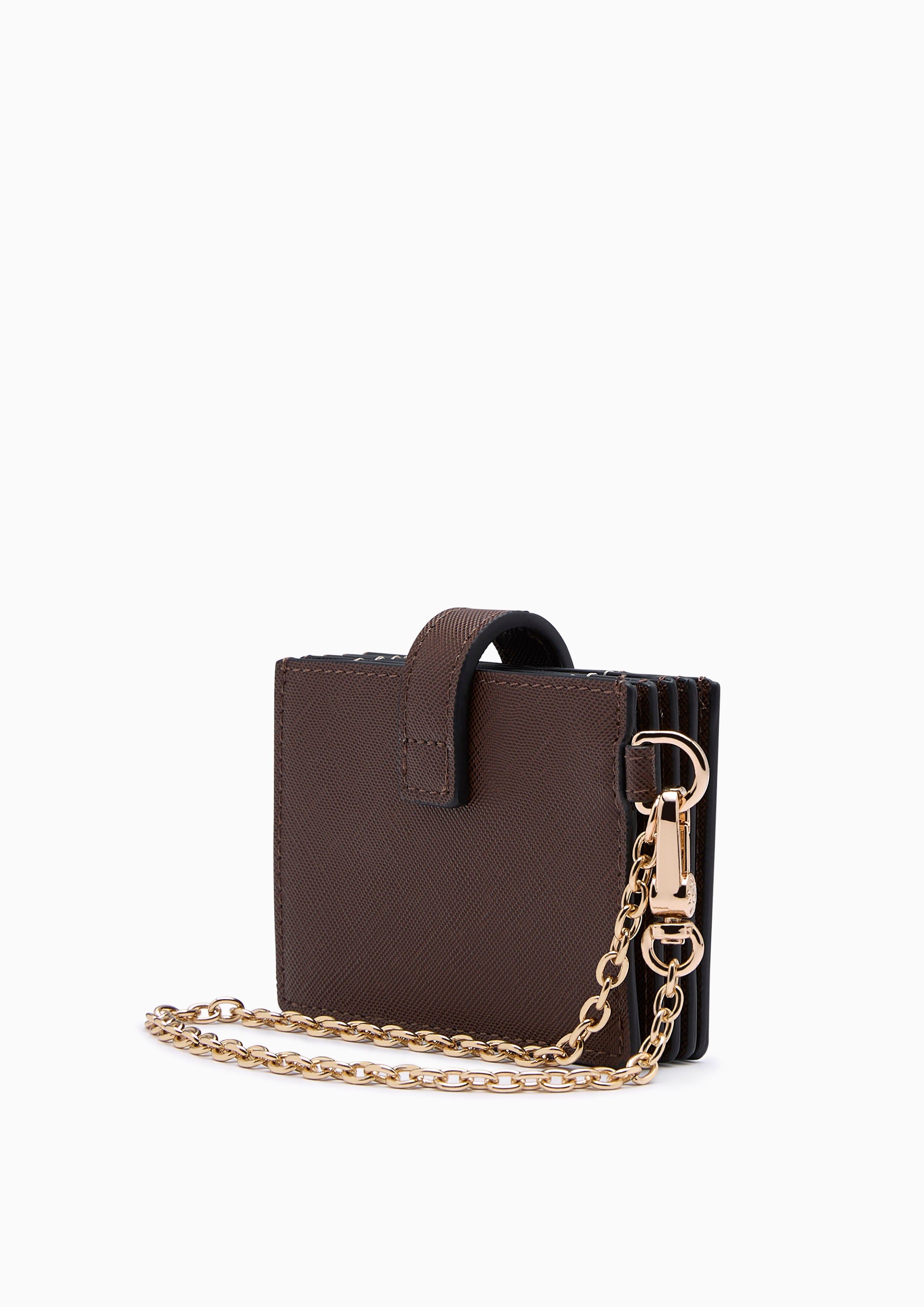 Poppy Card Holder Woc Dark Brown