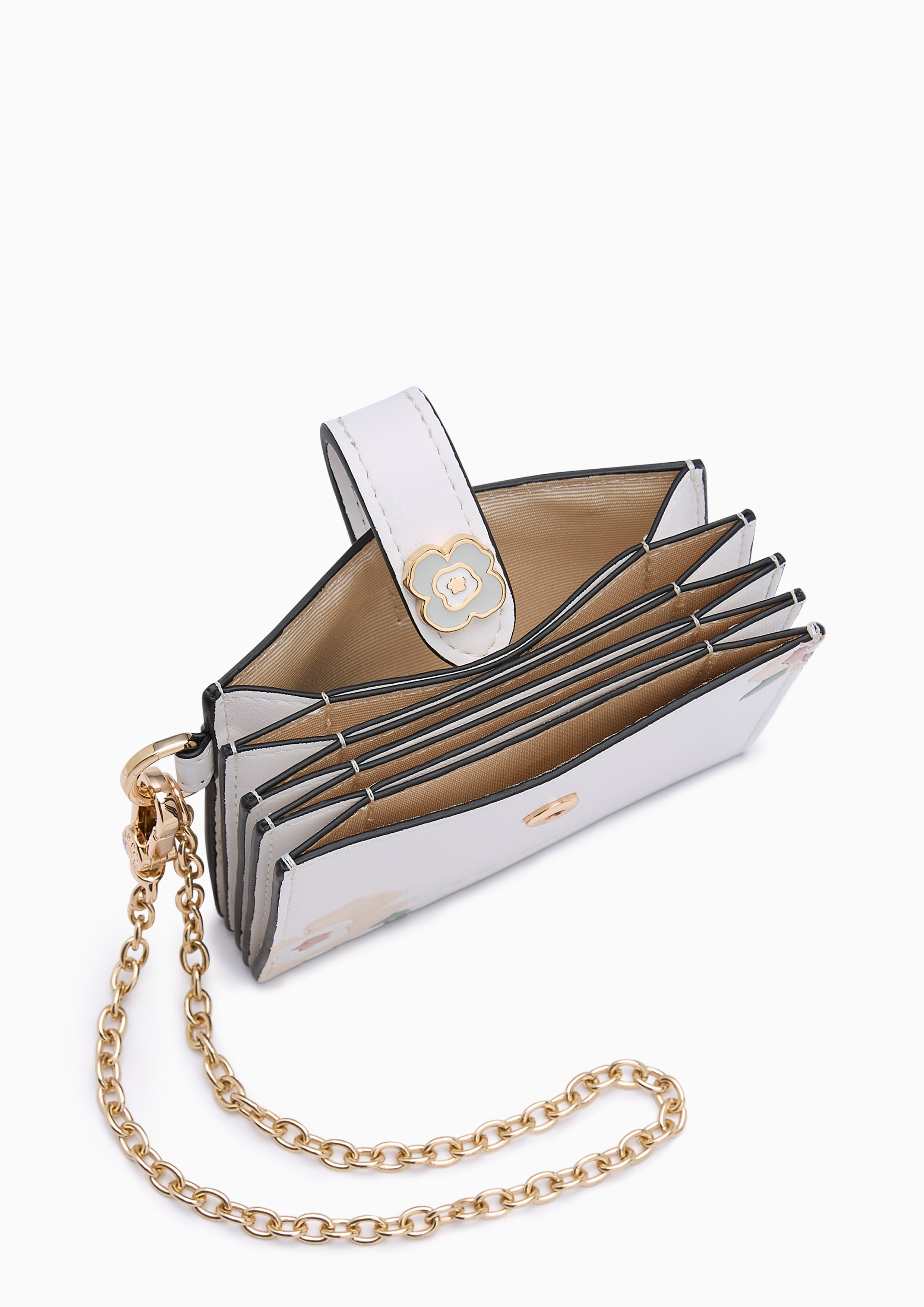 Poppy Card Holder Woc White