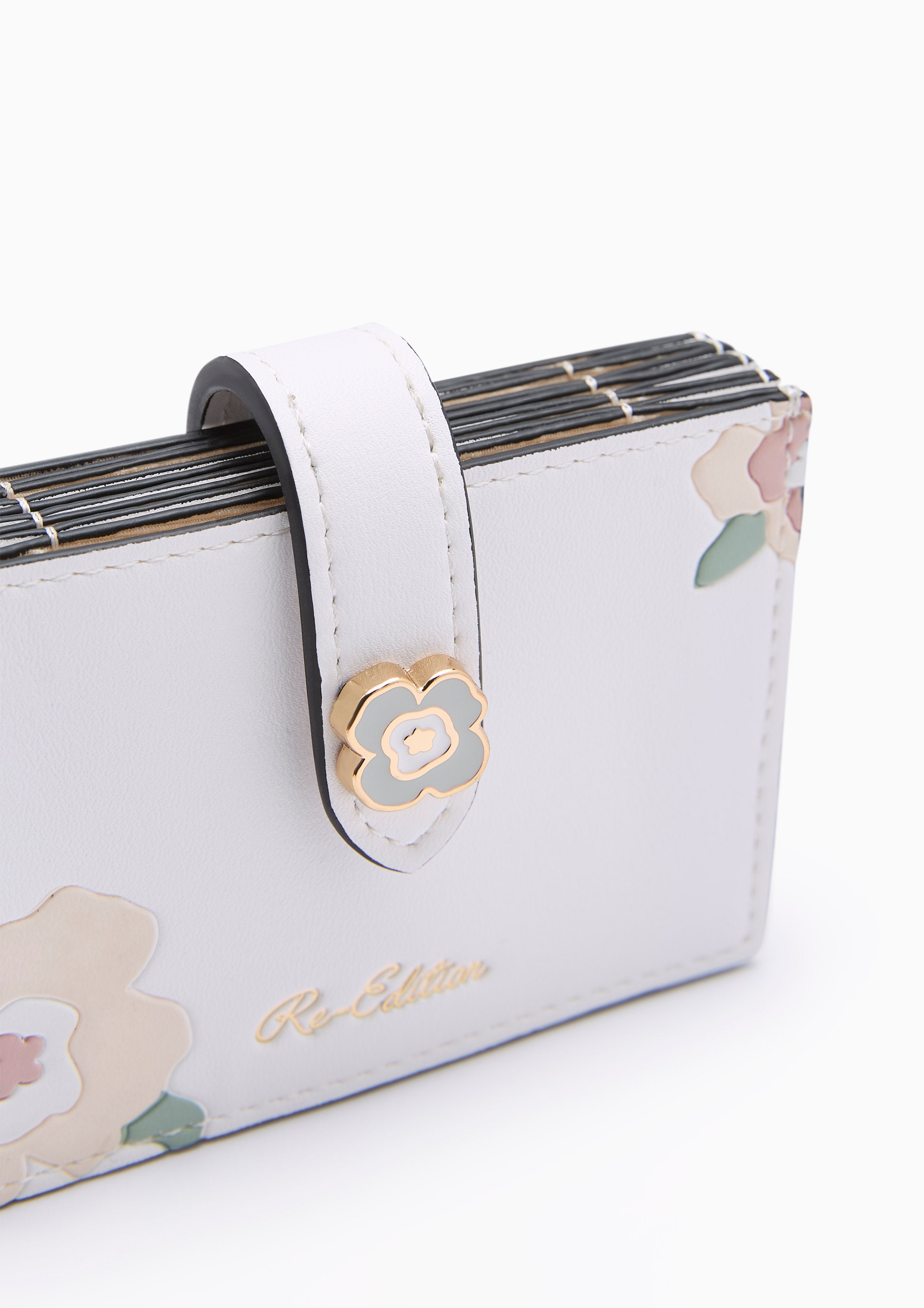 Poppy Card Holder Woc White