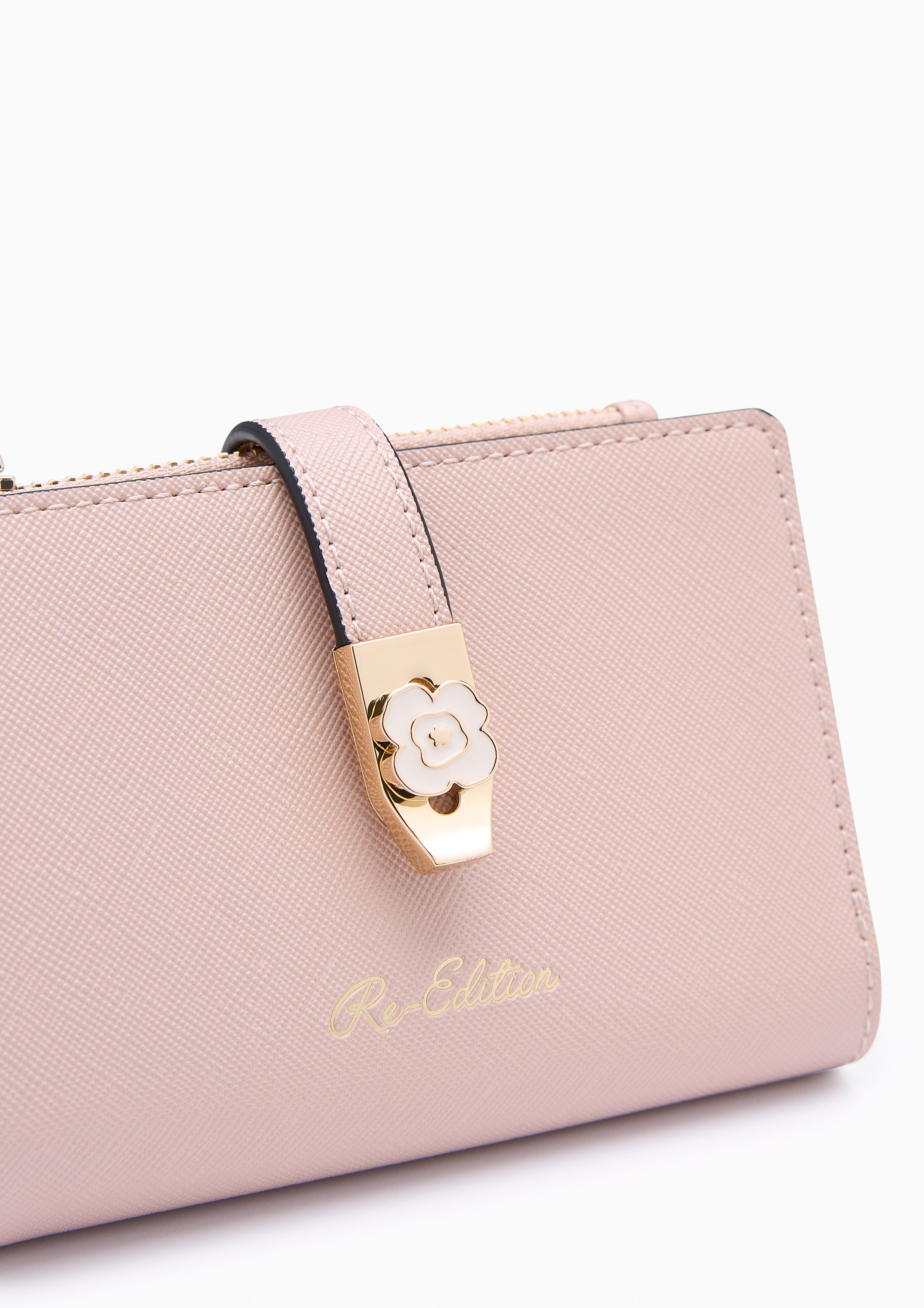 Poppy Card Short Wallet Nude