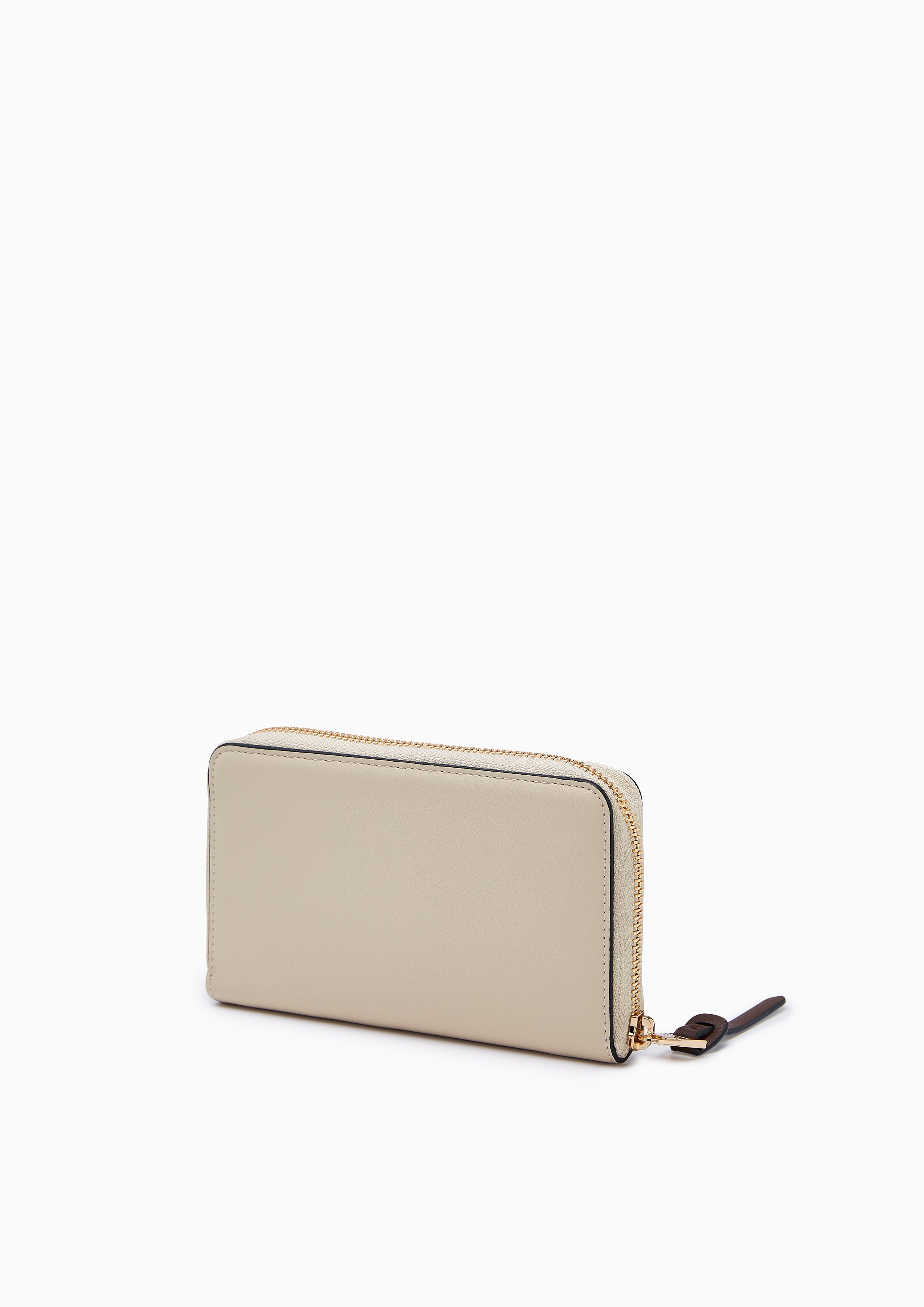Doechii Zip Semi Wallet Beige