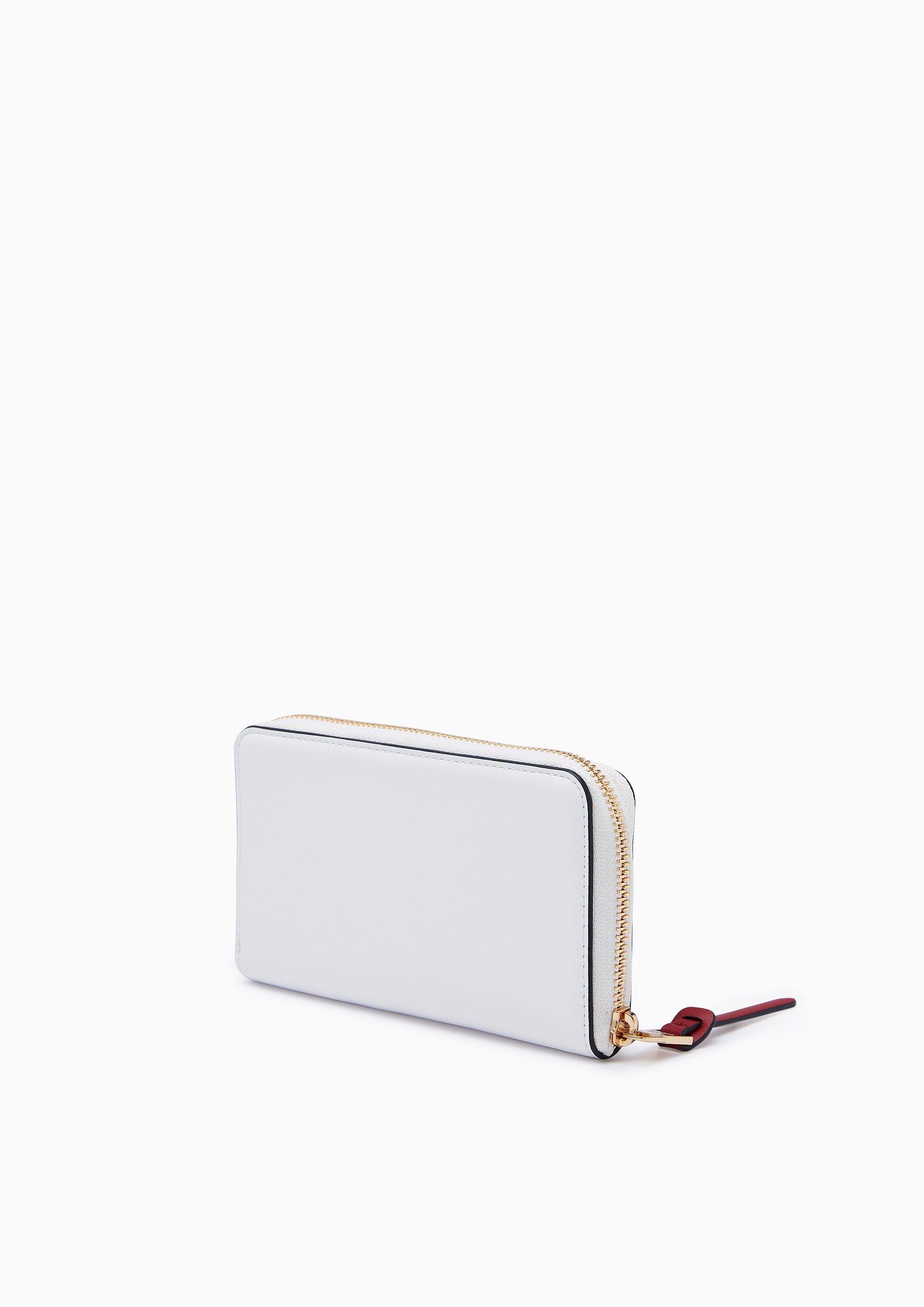 Doechii Zip Semi Wallet White