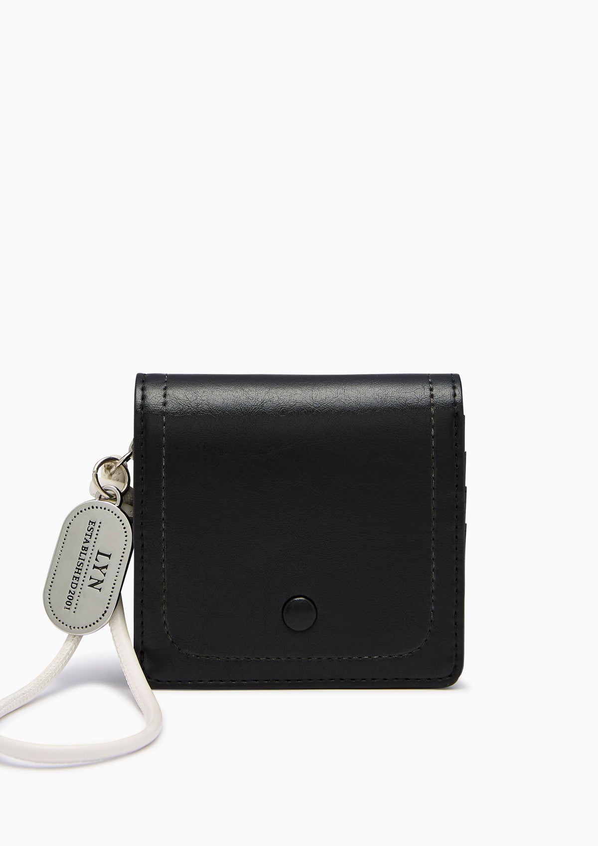 Puppis Short Wallet Black