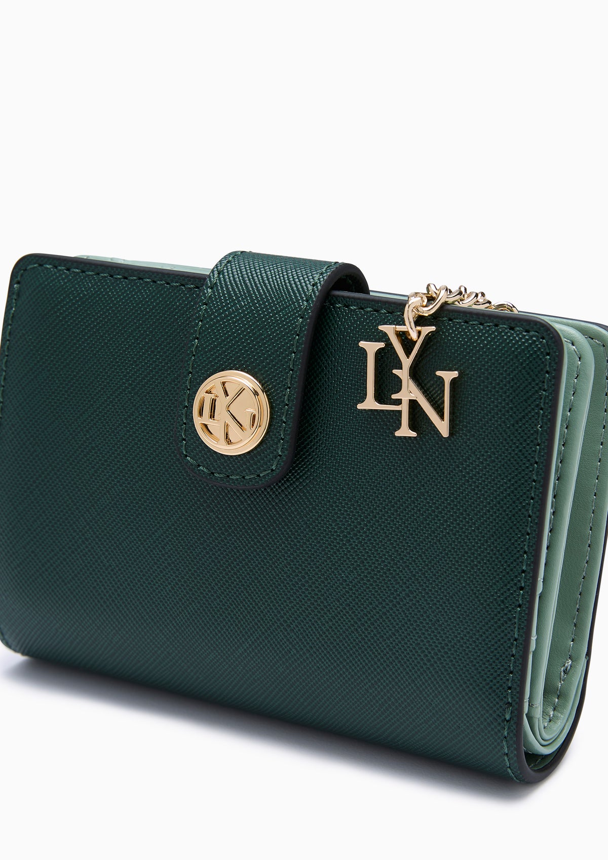 Lylana Snap Short Wallet Green