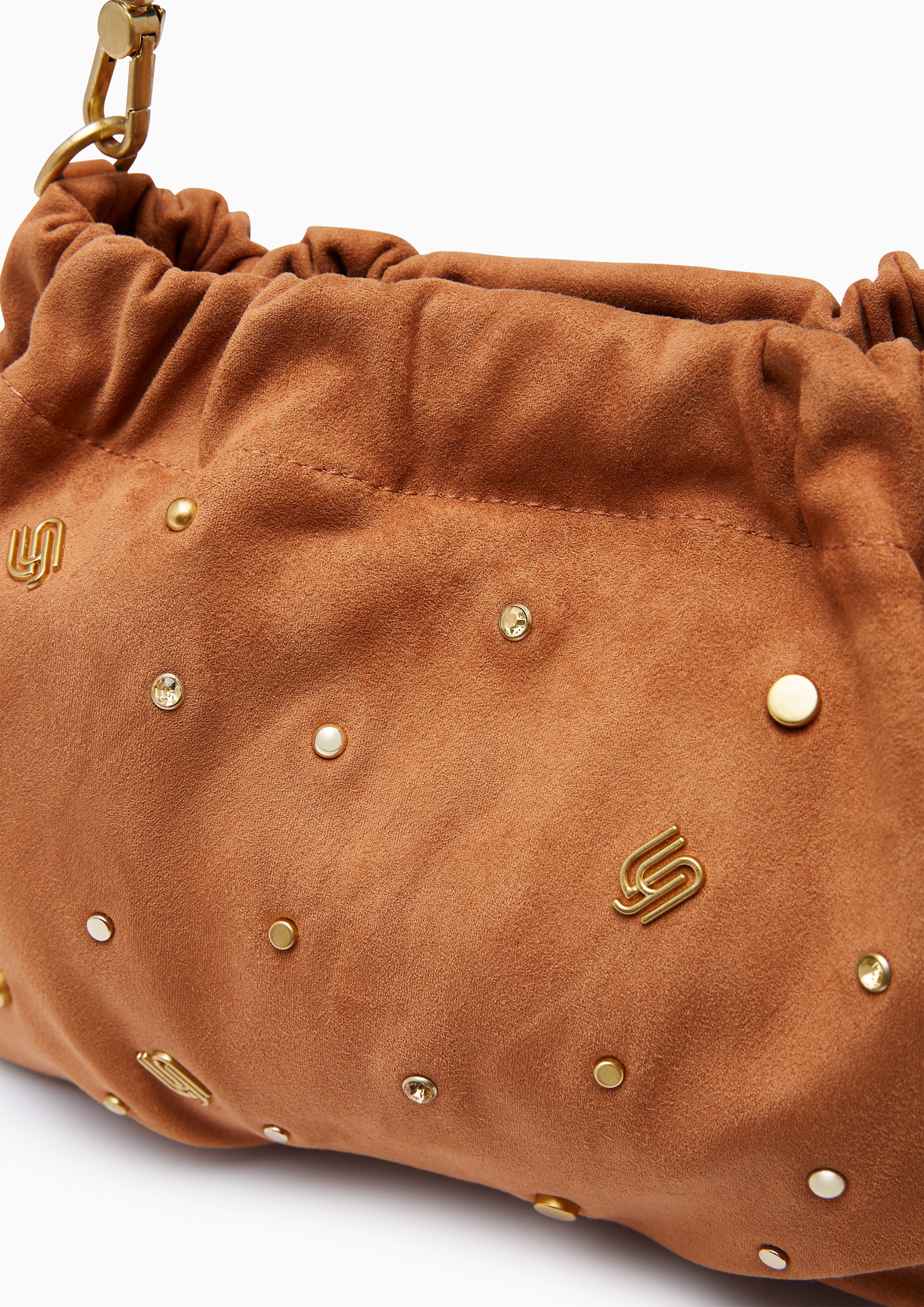 Mocha Infinite Bucket Bag Beige