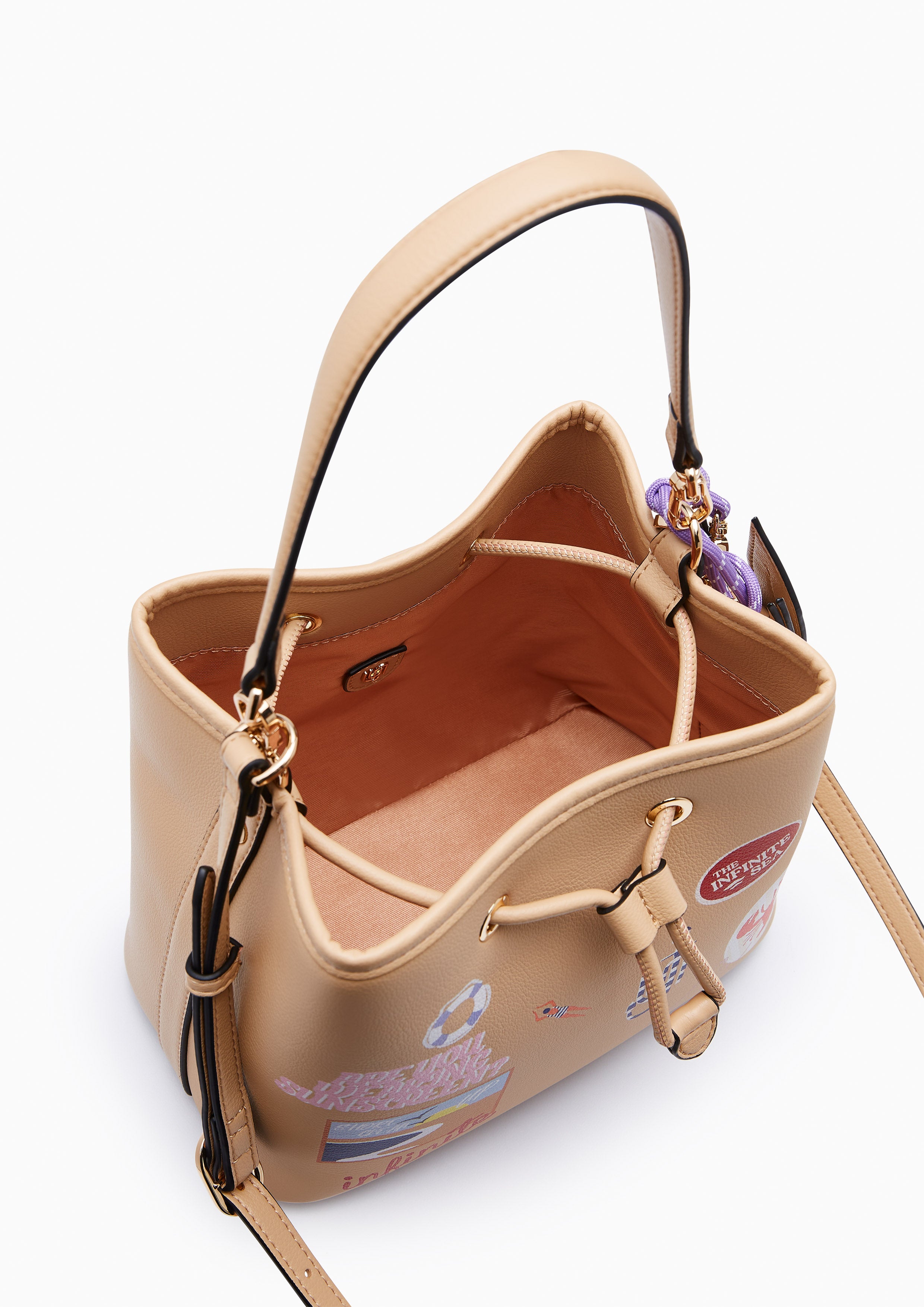 Perona Infinite L Bucket Bag Beige