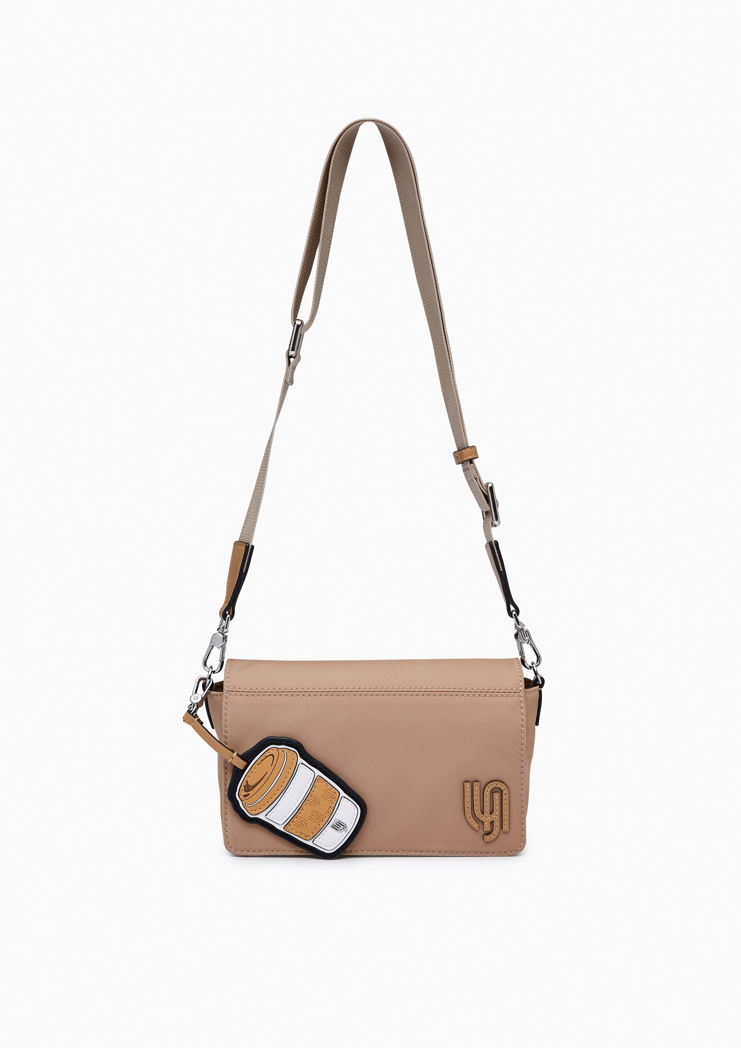 Bistro Infinite S Crossbody Bag Dark Beige