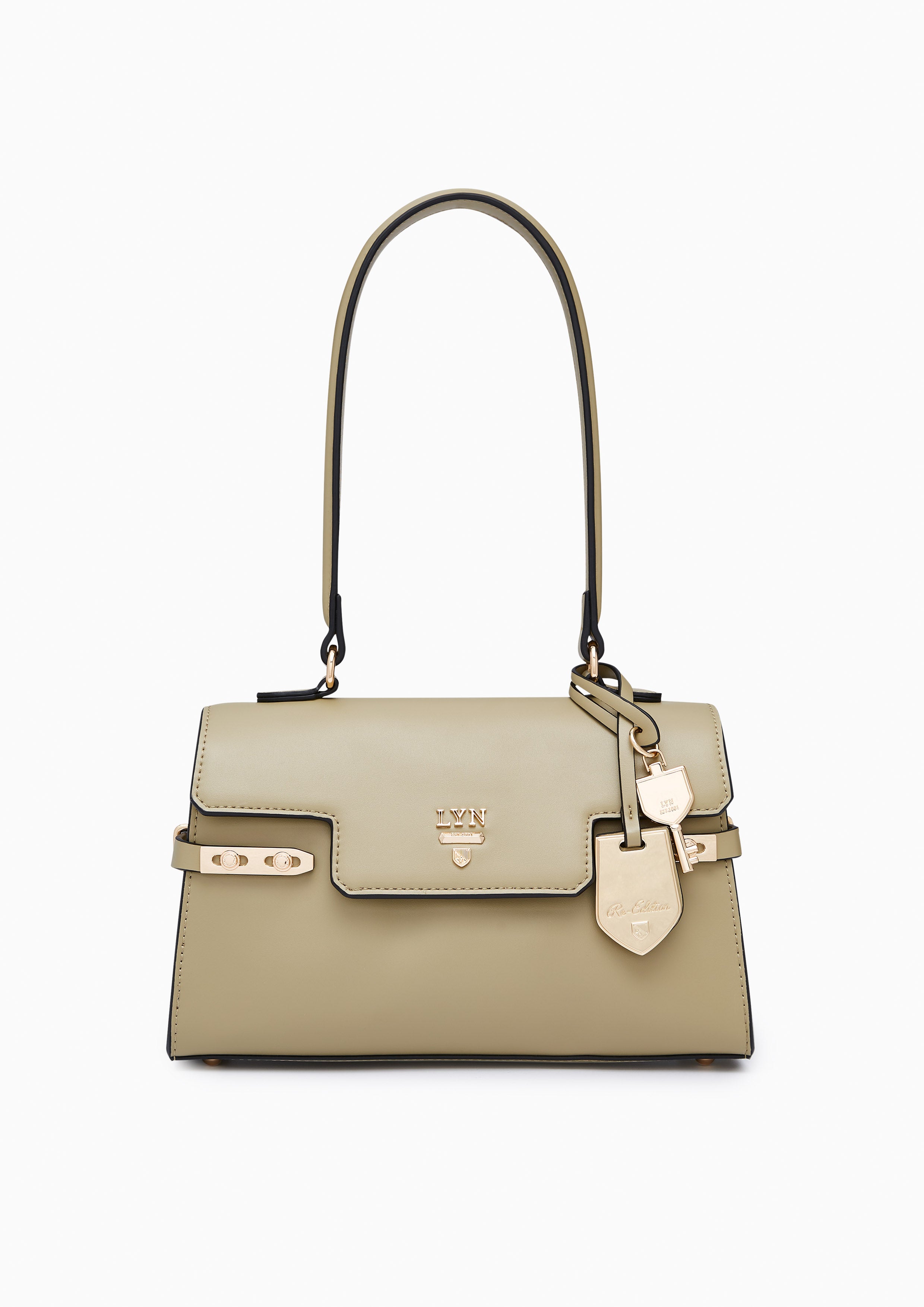 Fineness S Revision Top Handle Bag Green