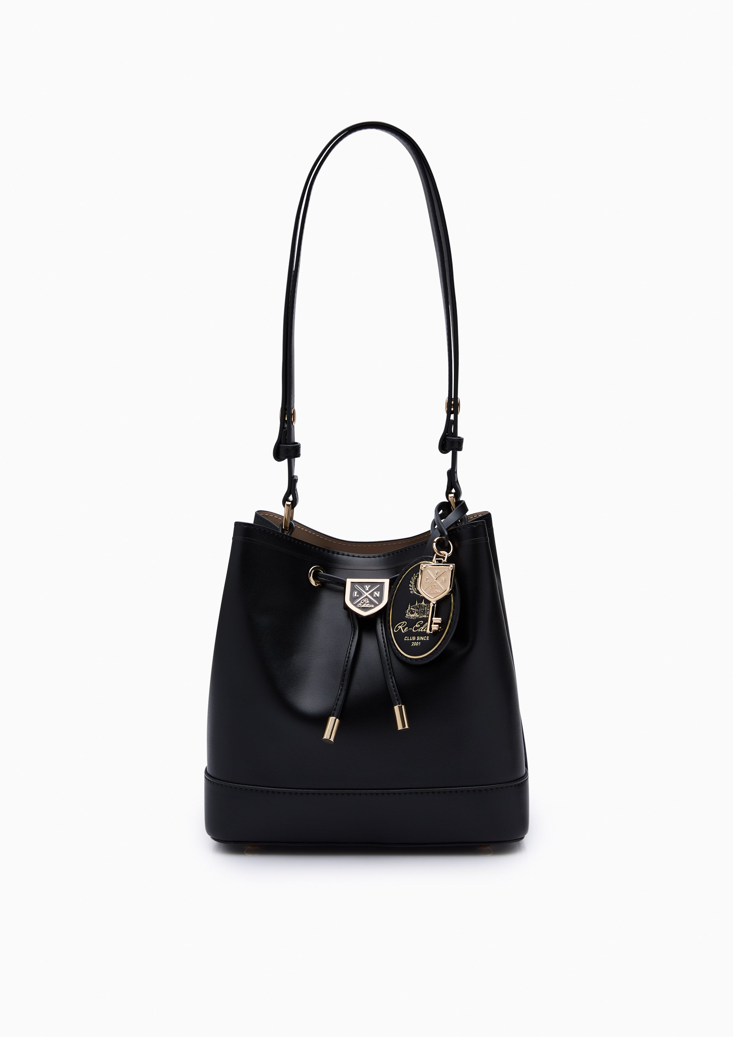 Carina Racquet M Bucket Bag Black