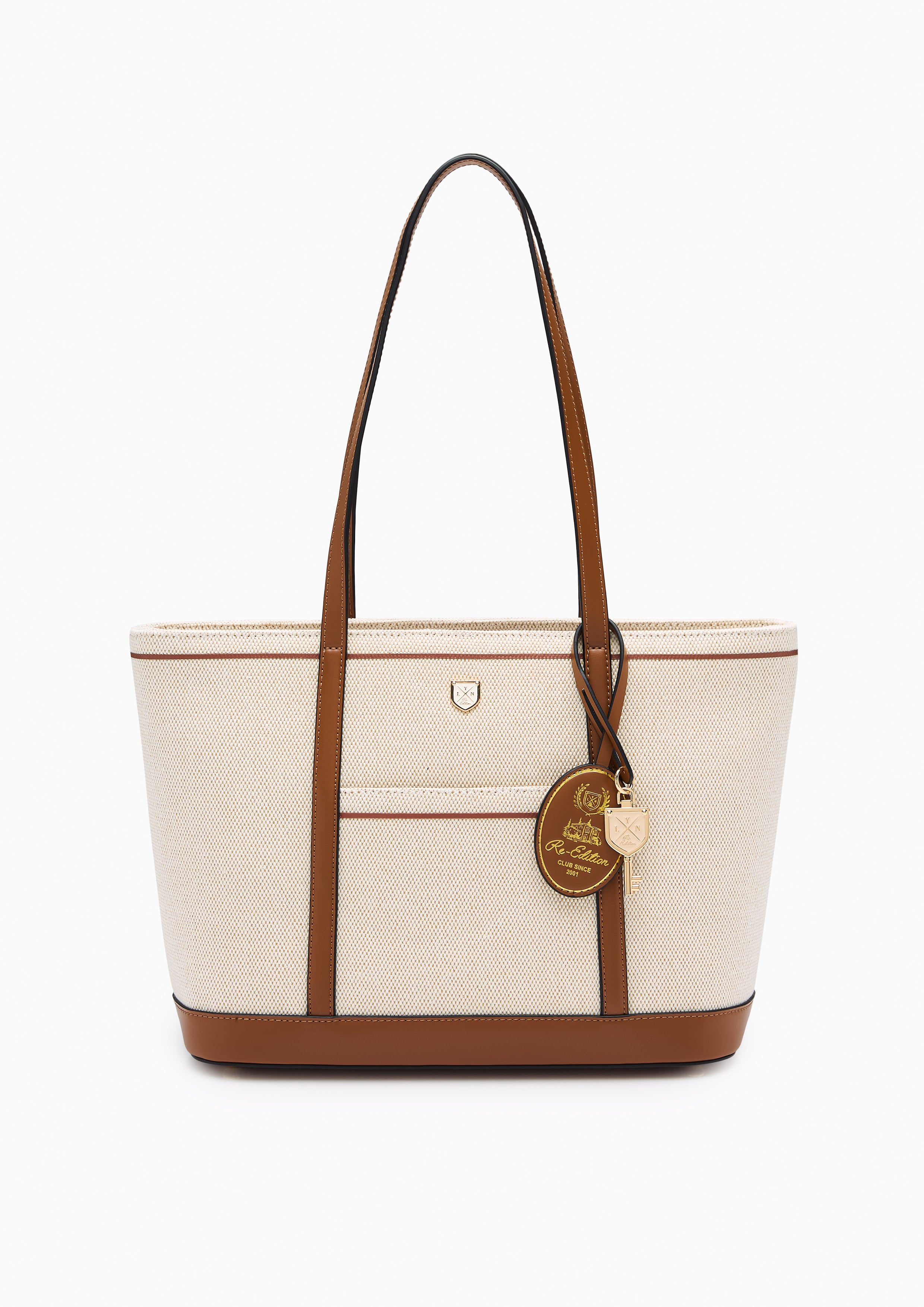 Carina Racquet L Bucket Bag Beige