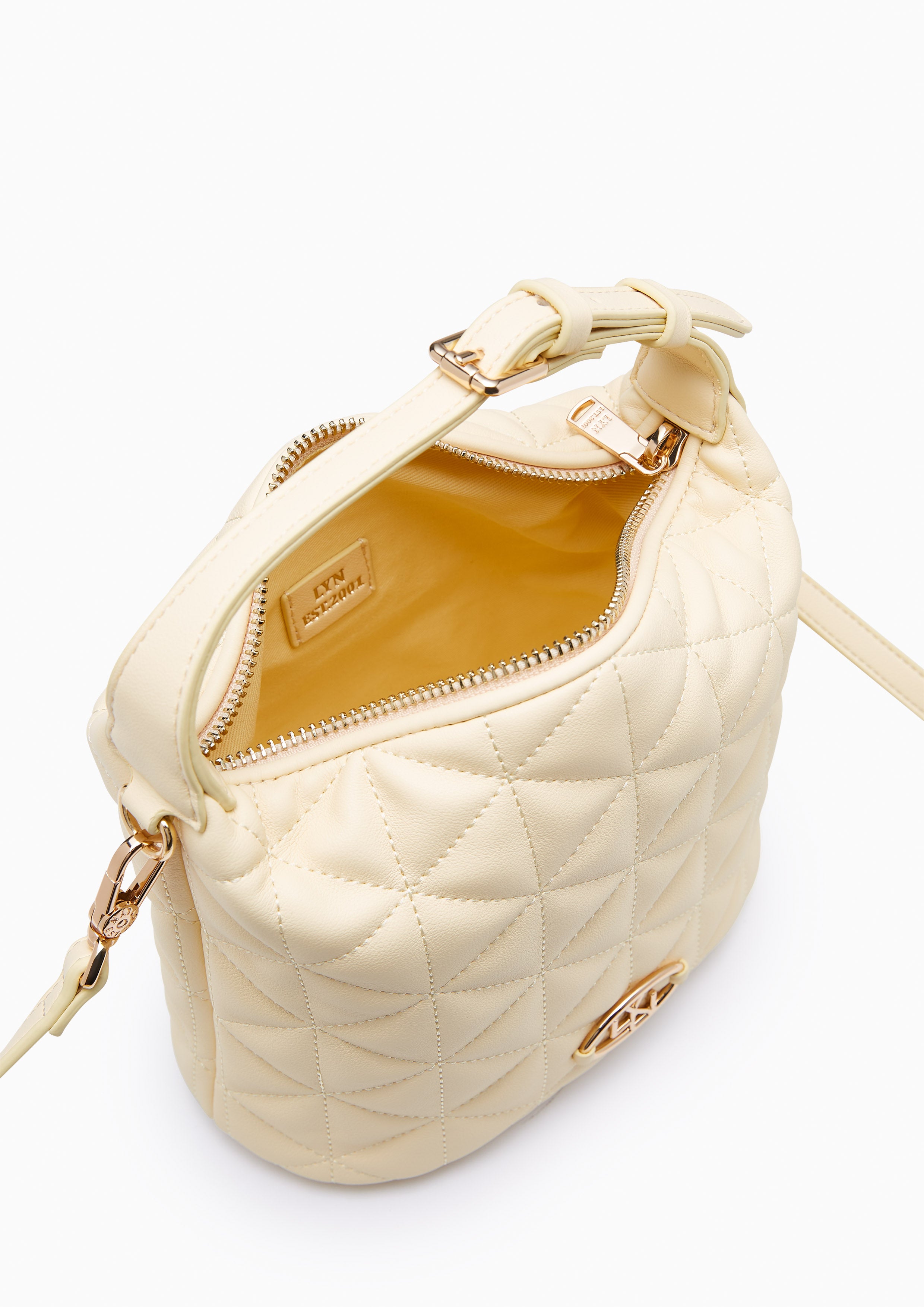 Brijit S Top Handle Bag Light Yellow