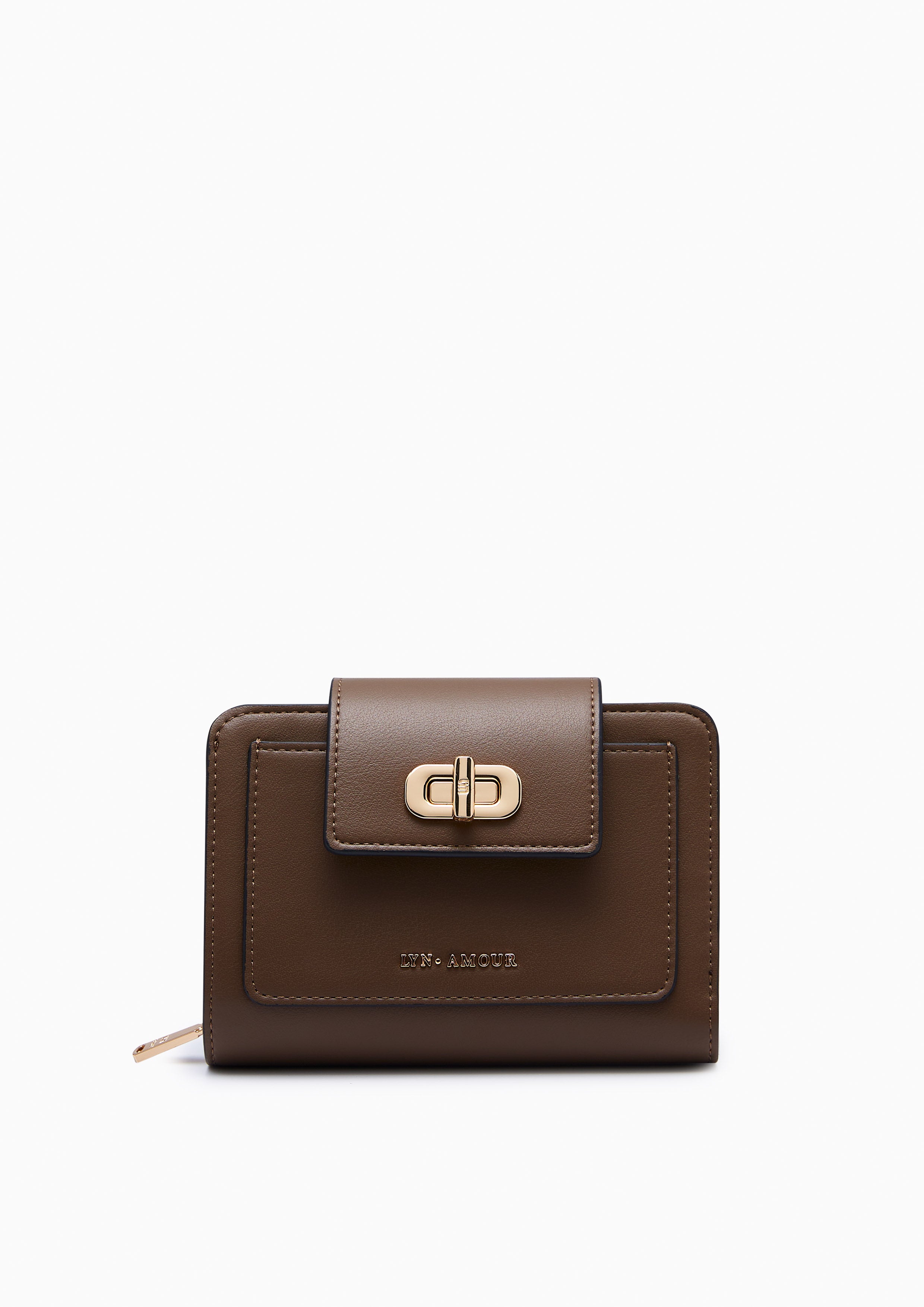 Joli Short Wallet Brown