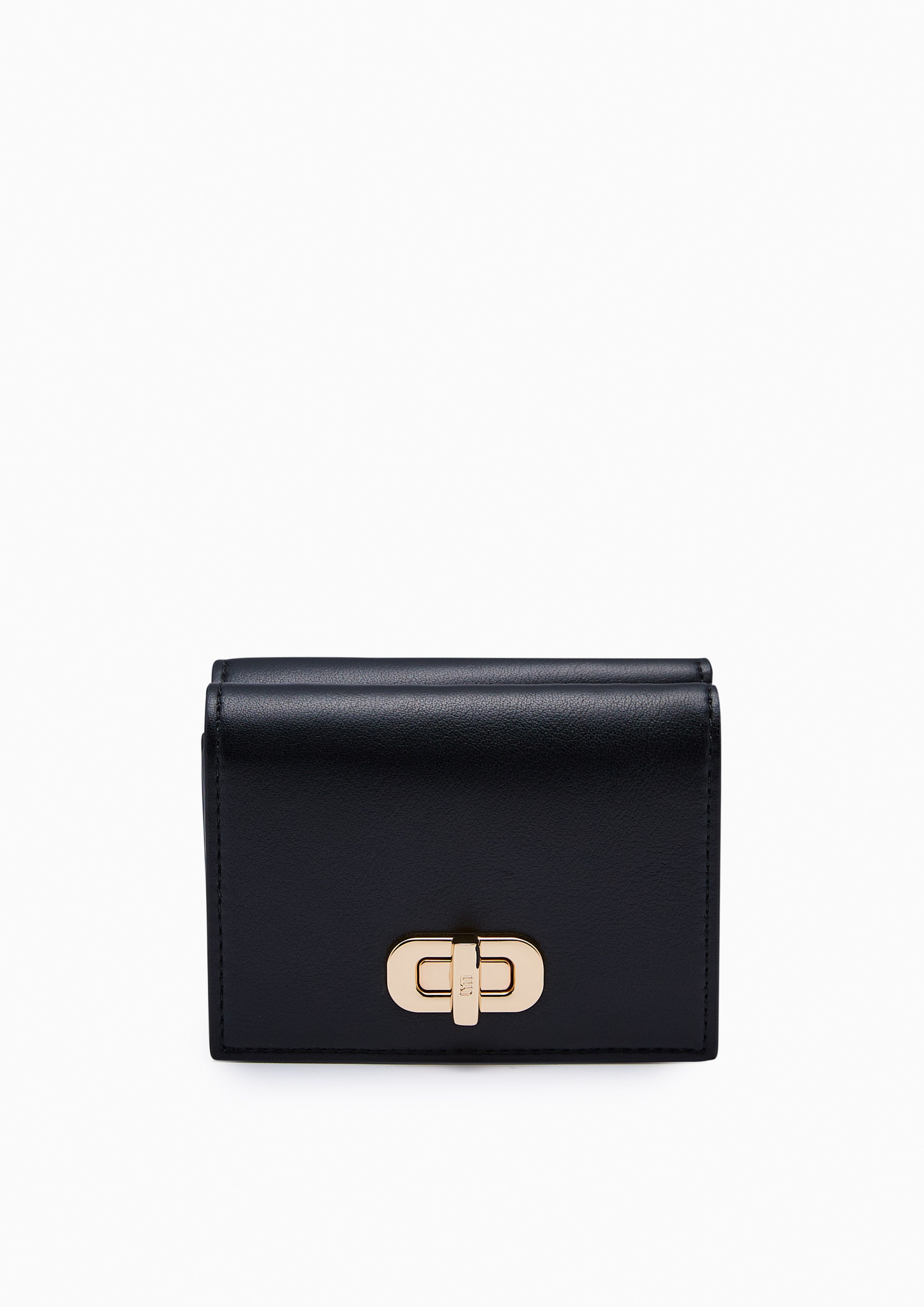 Joli Flap Short Wallet Black