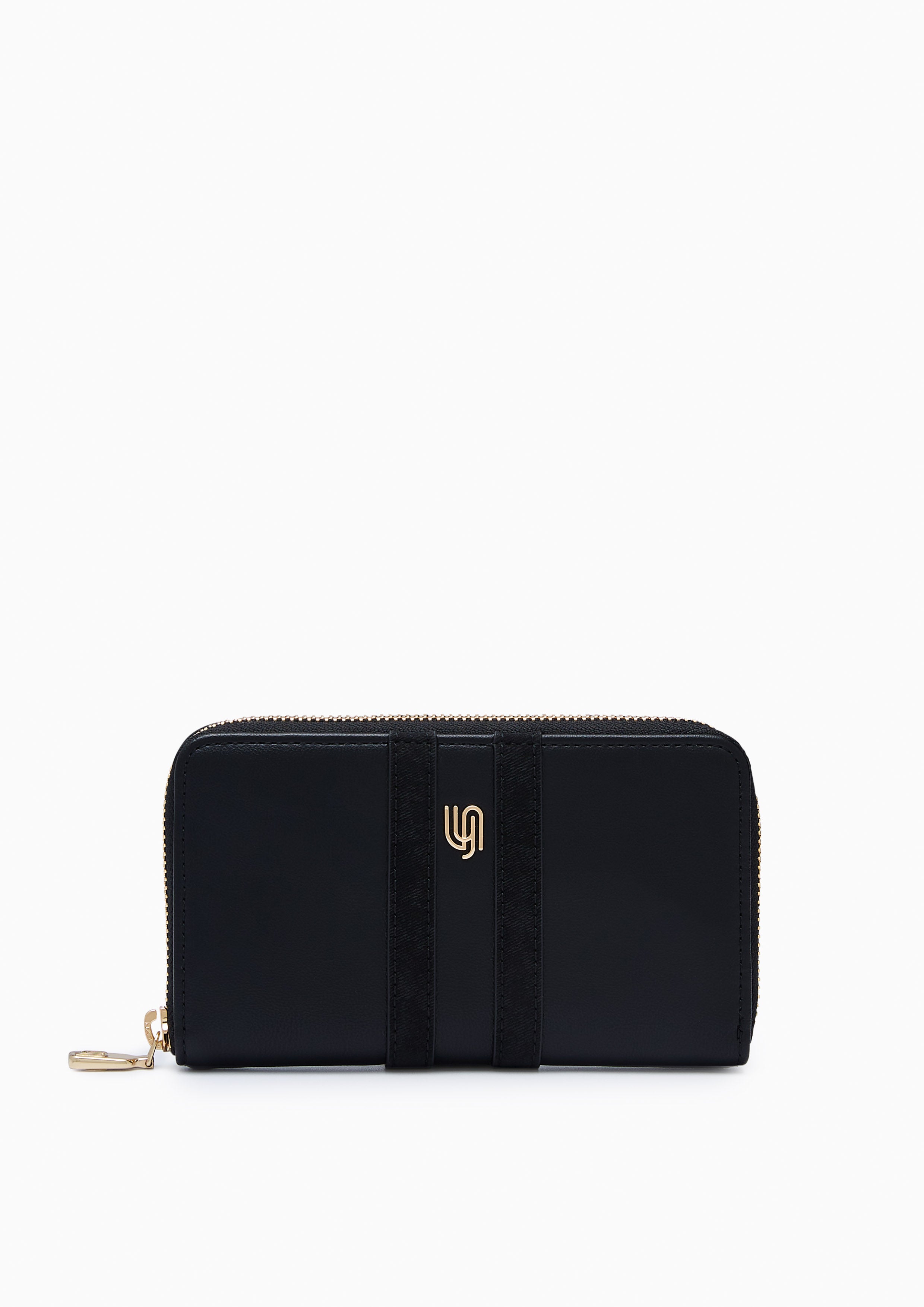 Matty Infinite Zip Semi Wallet Black