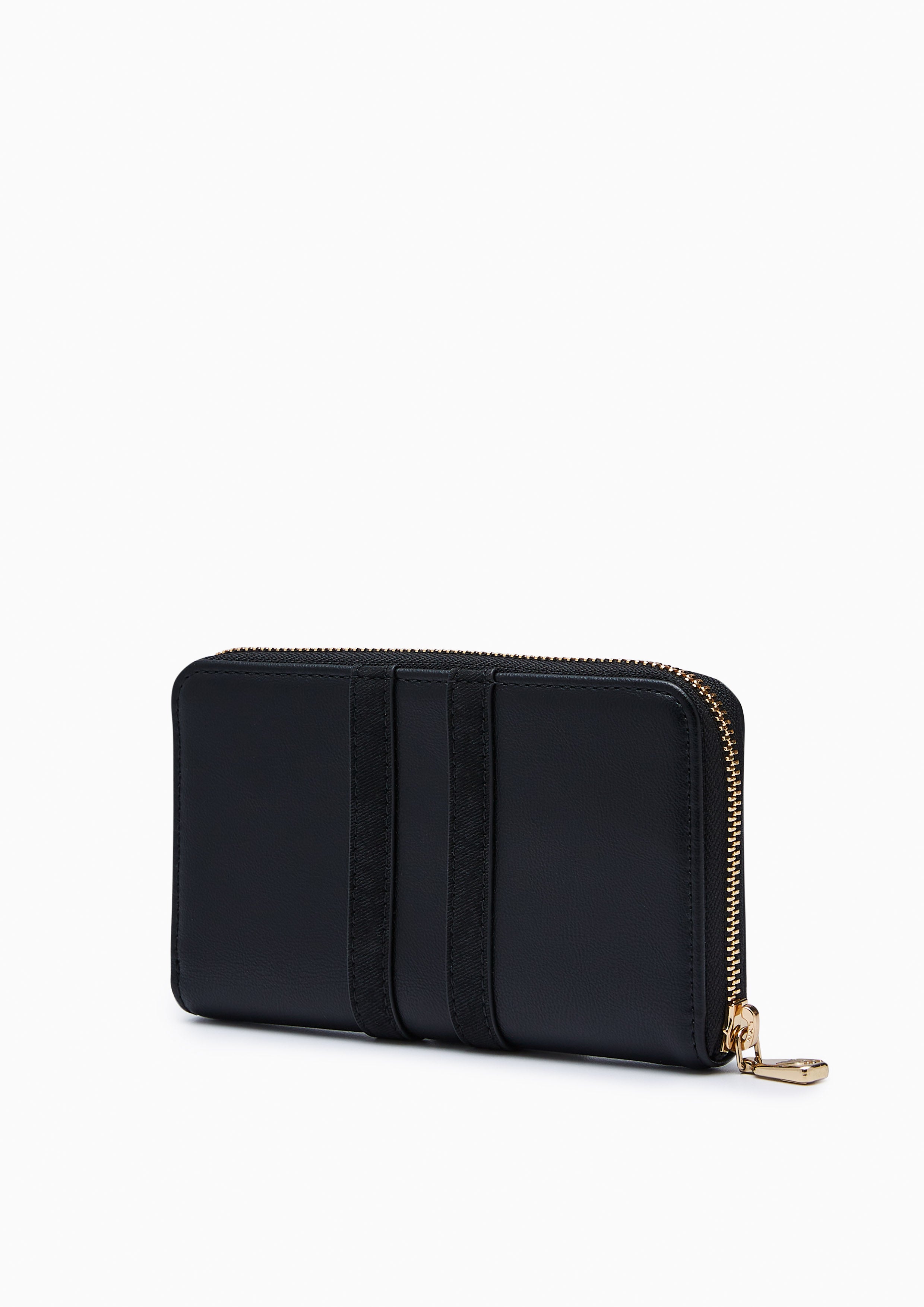Matty Infinite Zip Semi Wallet Black