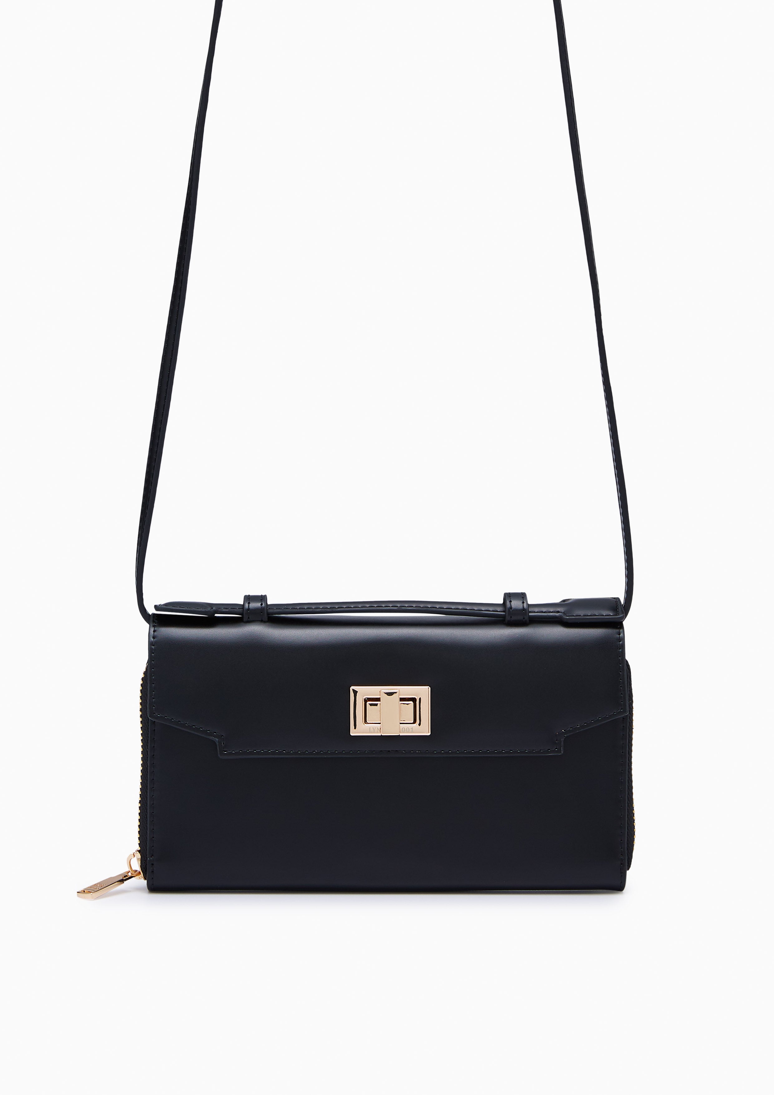 Liva Long Wallet On Chain Black