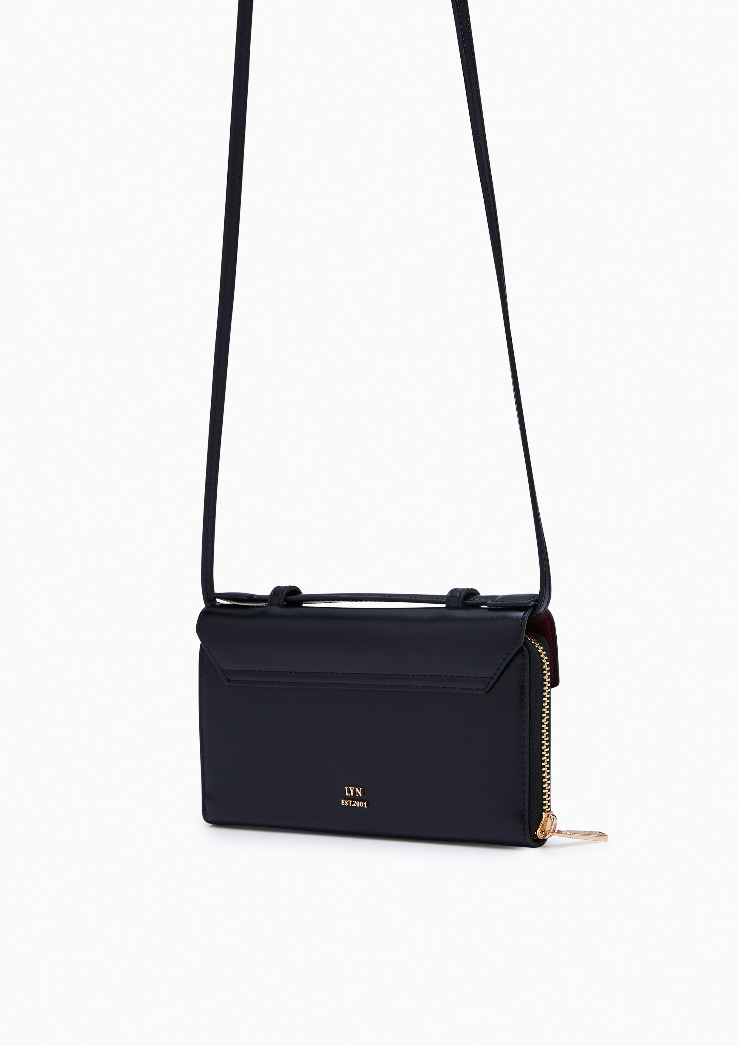 Liva Long Wallet On Chain Black