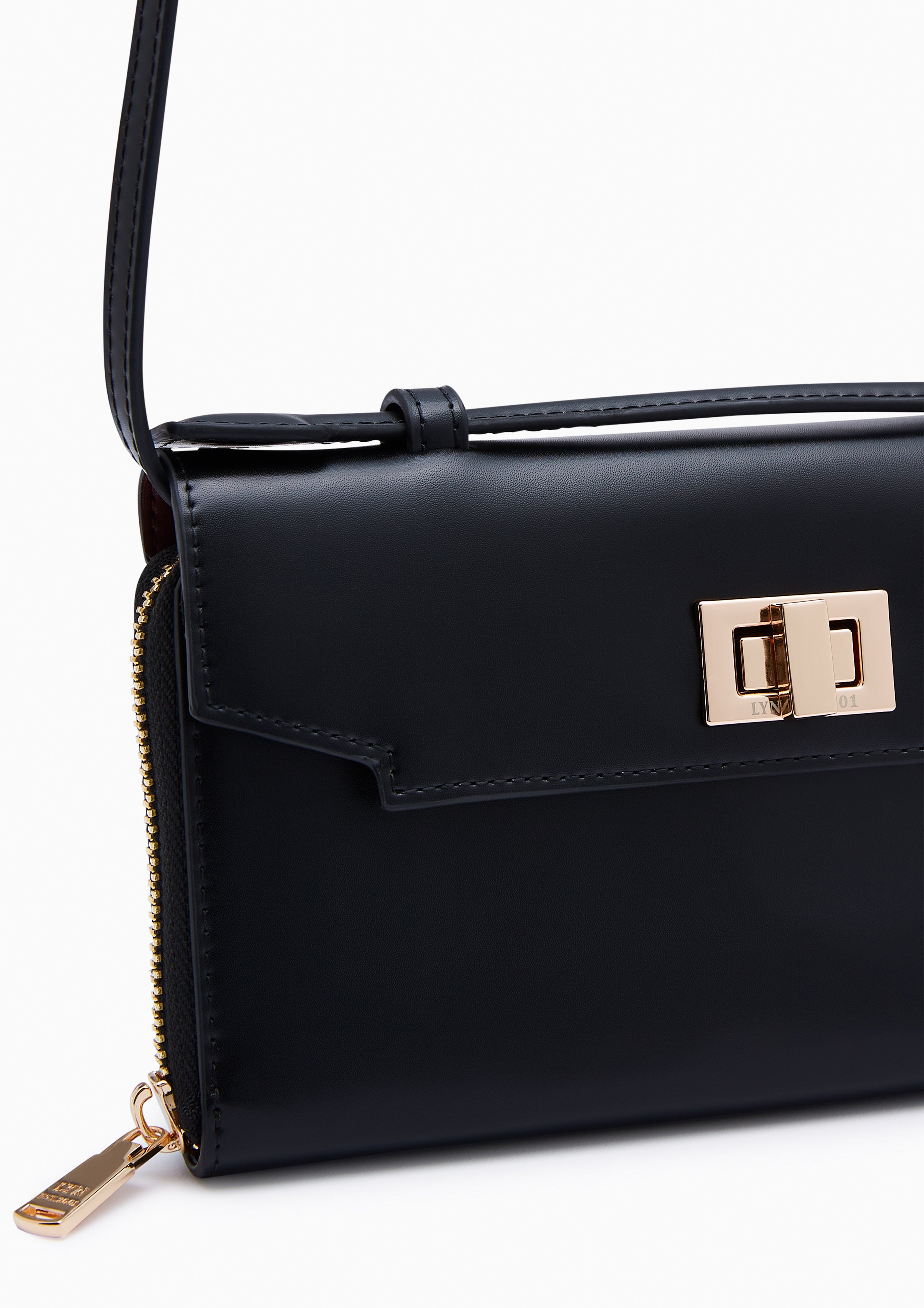 Liva Long Wallet On Chain Black