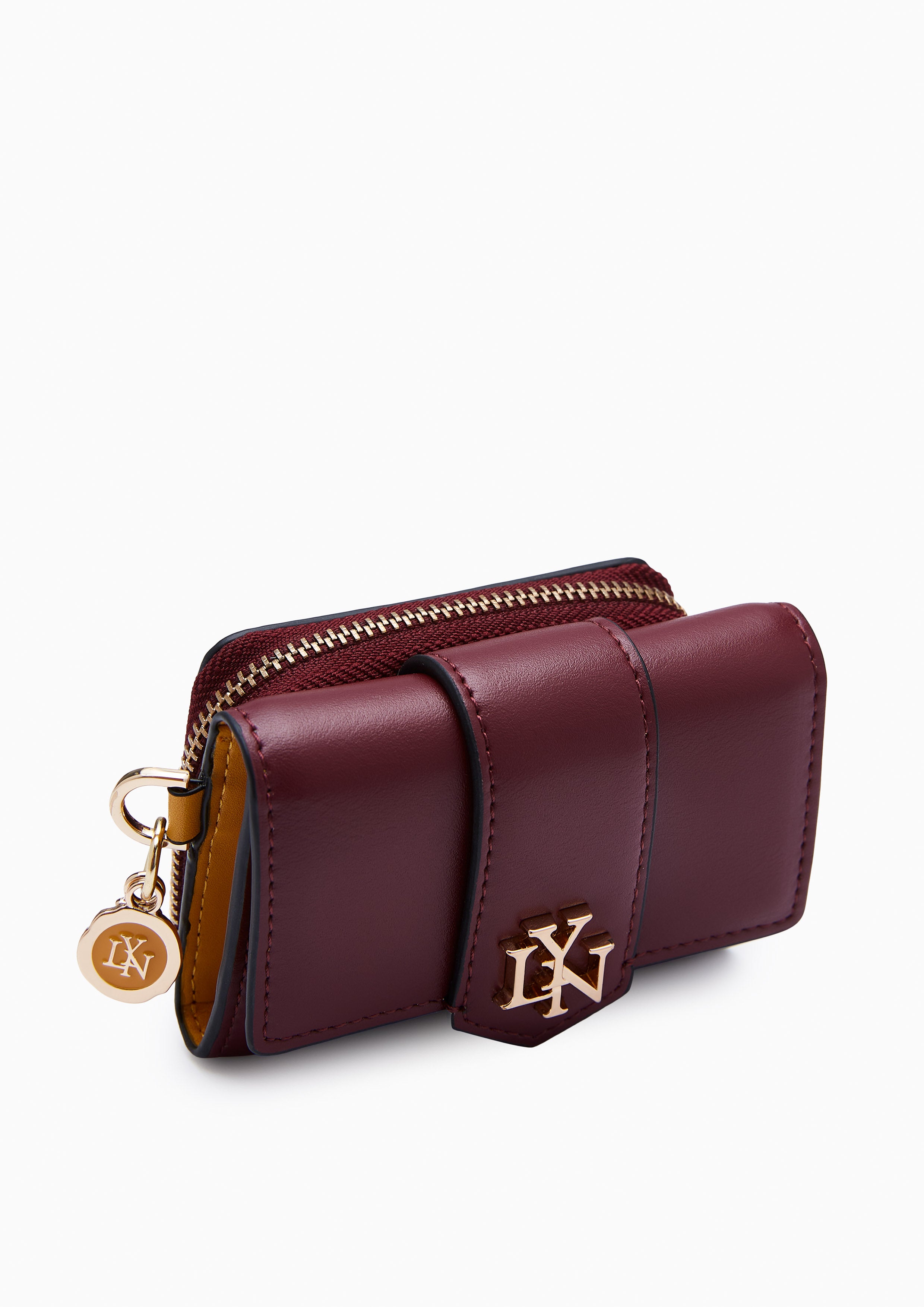Nucleo Card Wallet Dark Red