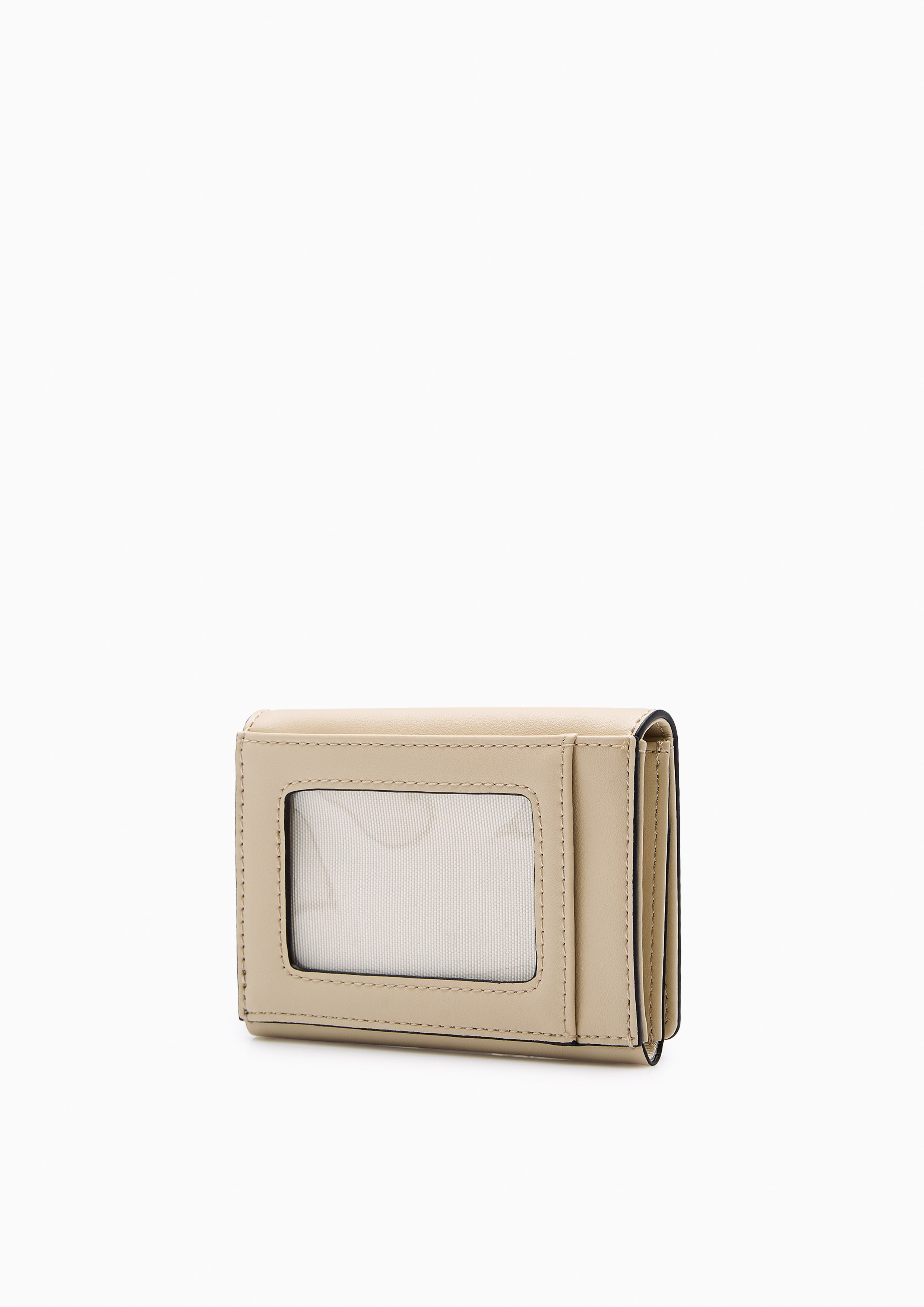 Racquet Card Wallet Beige