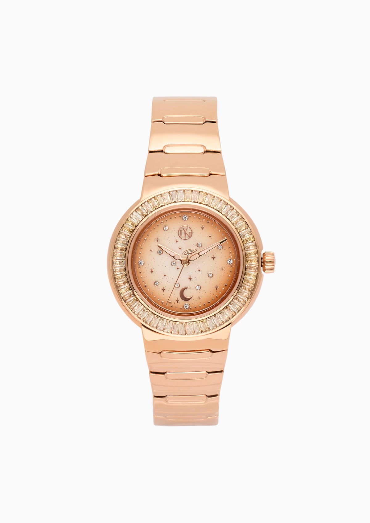 Crystall Watch Rose Gold