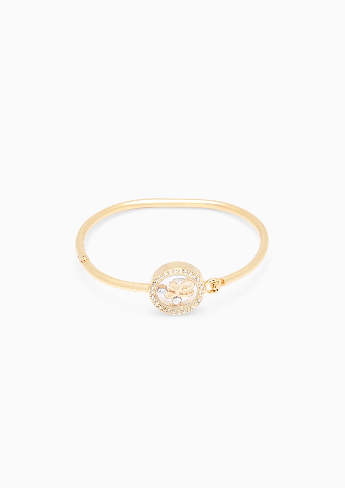 Simone Bangle Bracelet Feat Gold