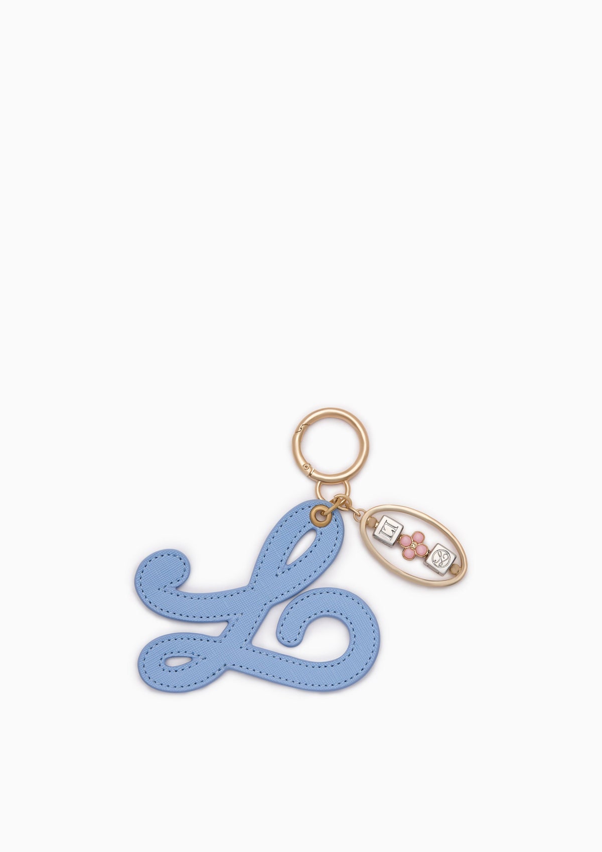 Happiness Flow Keychain Blue
