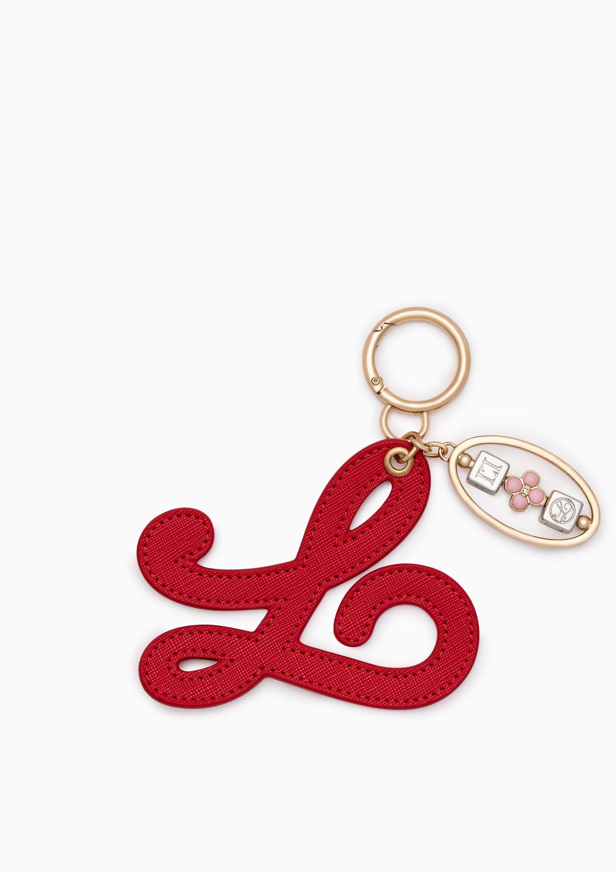 Happiness Flow Keychain Red