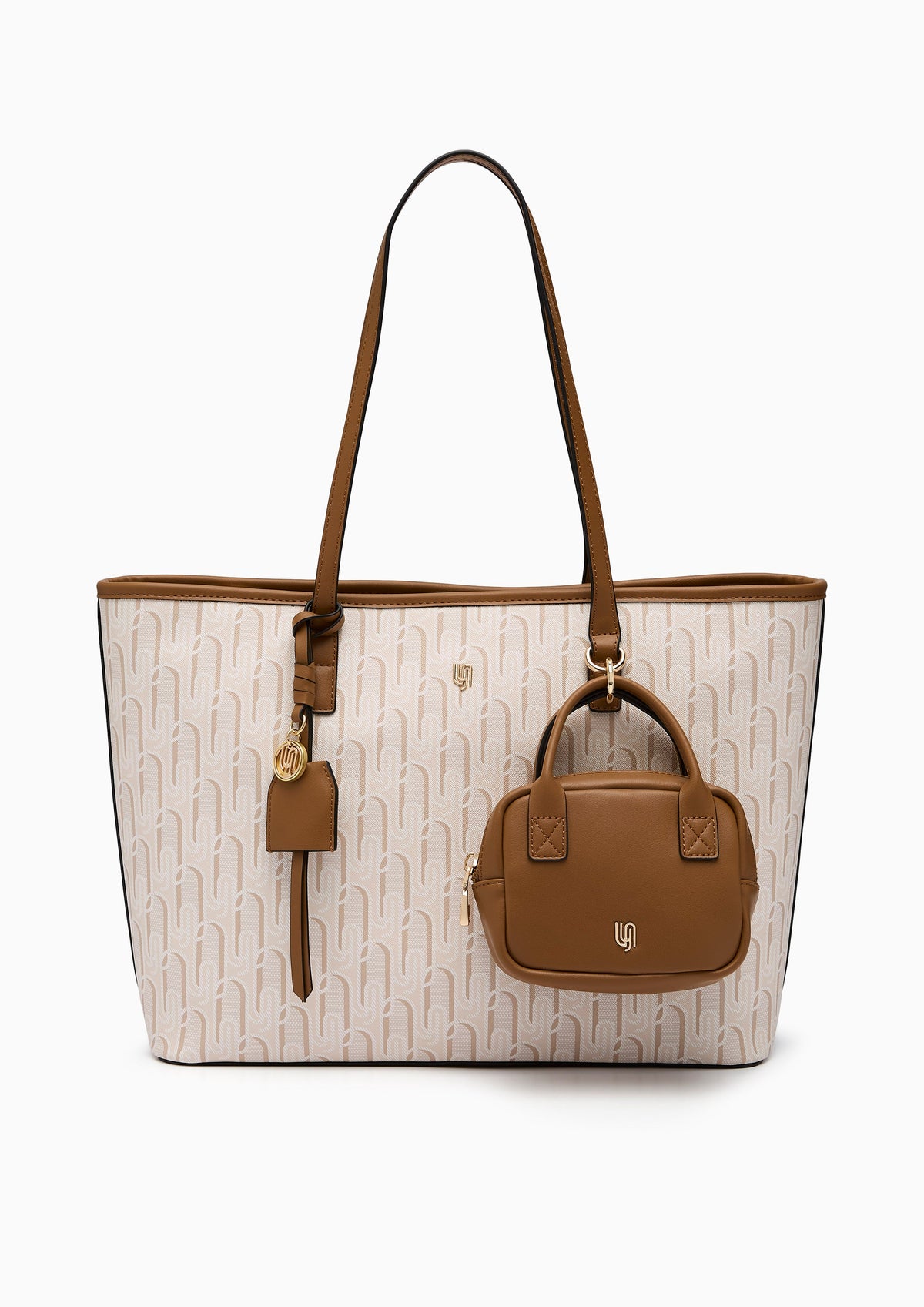 Phiona Infintie L Tote Bag Printed Beige