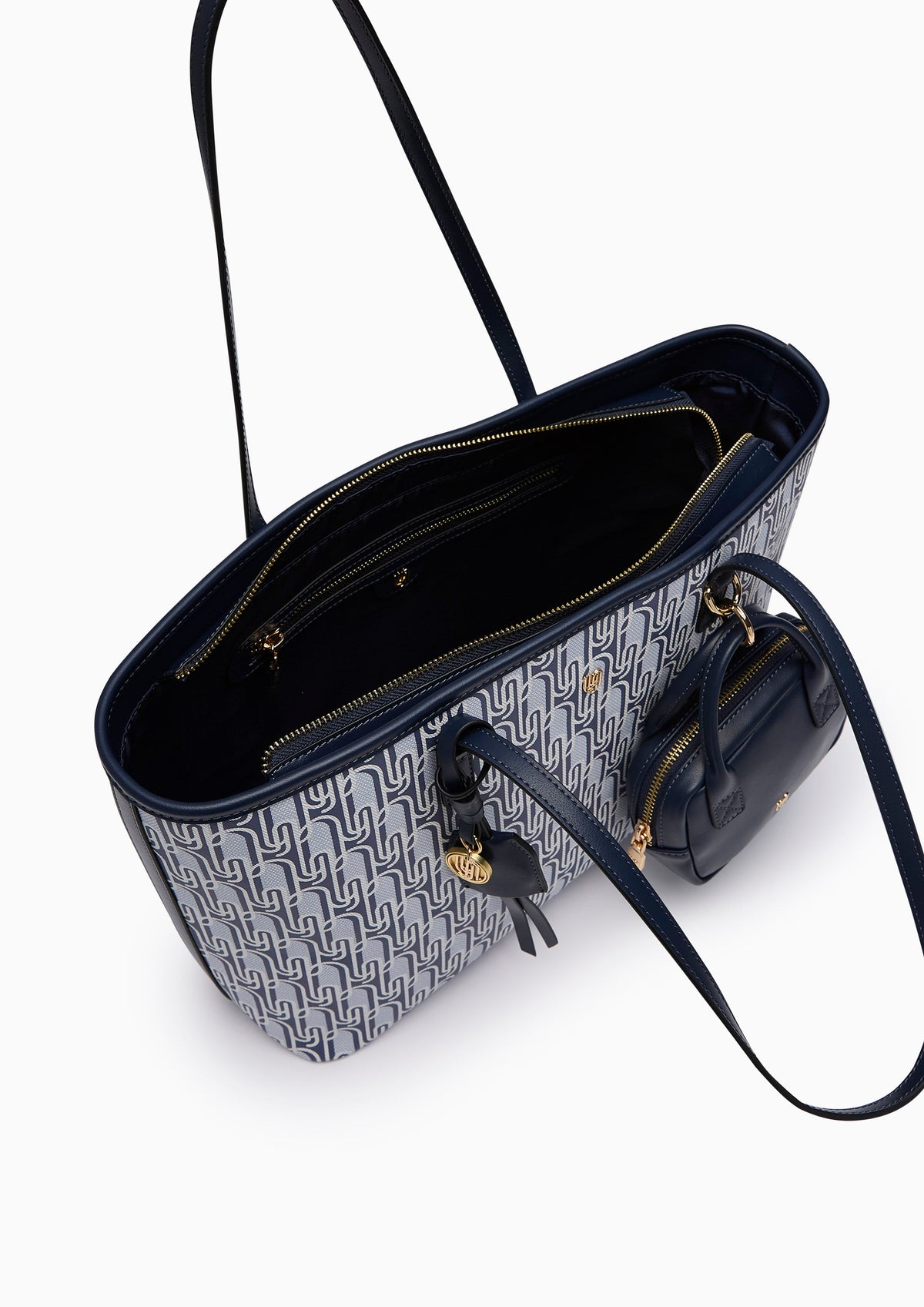 Phiona Infintie L Tote Bag Printed Navy